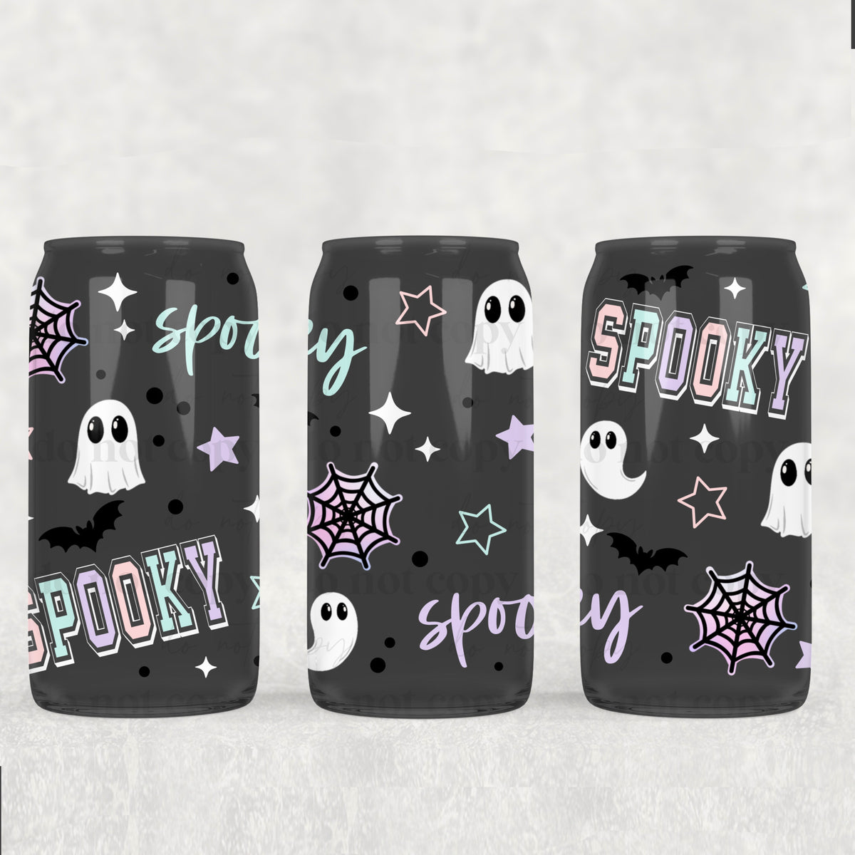 5268 spooky blue and purple font (CSC) UV DTF WRAP