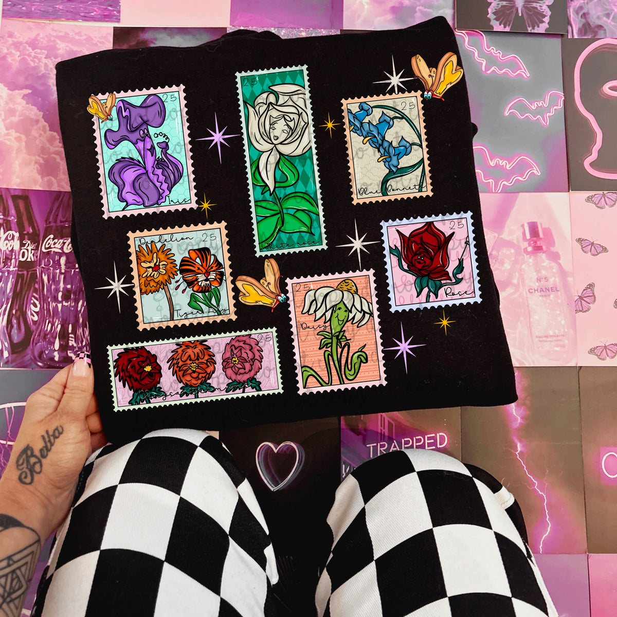 Wonderland Flowers NO PEOPLE (MoonMade) 102147 DTF transfer