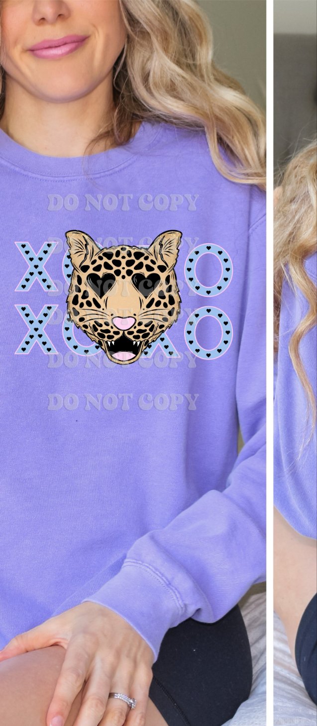 Xoxo leopard (VIRGO) 34633 DTF transfer