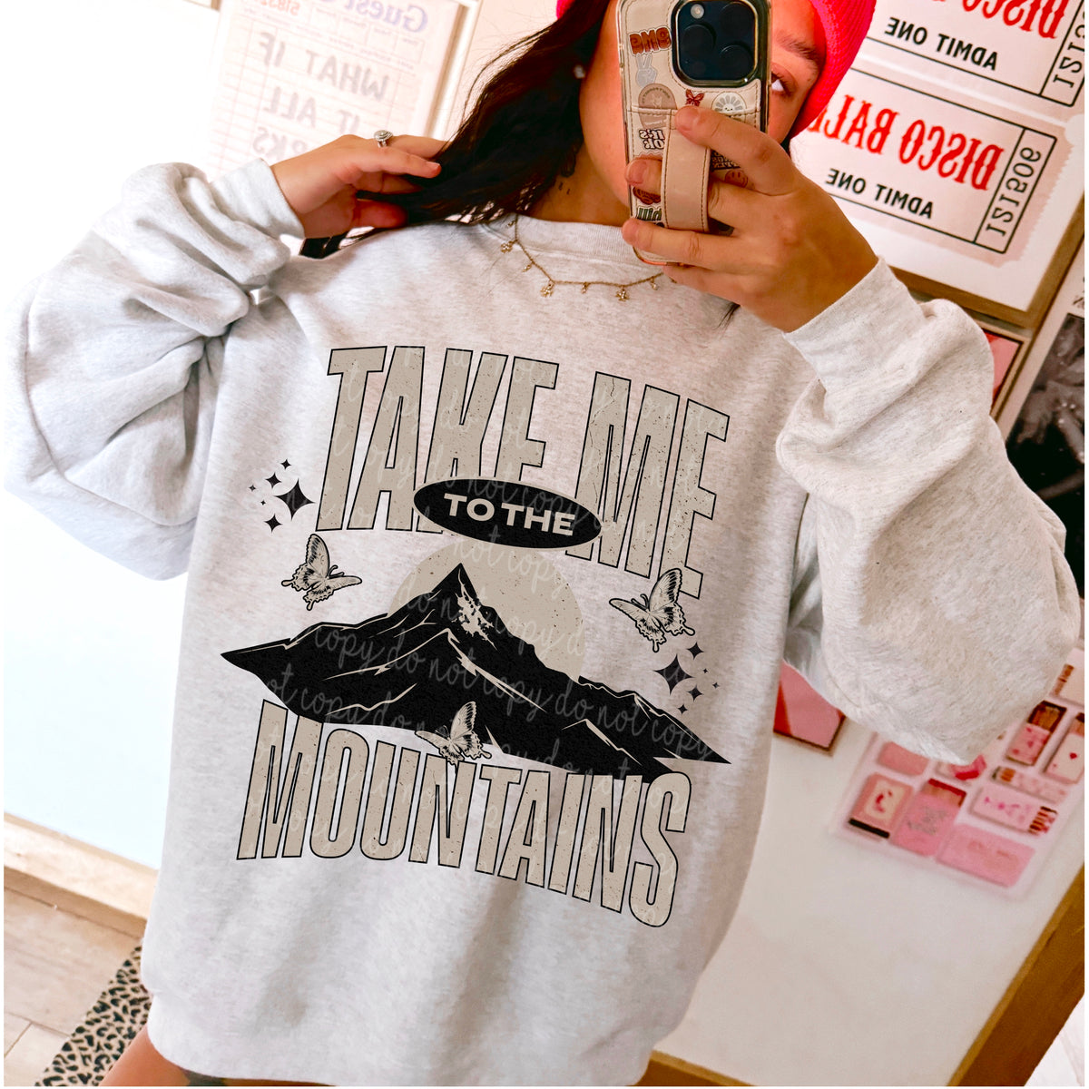 Take me to the mountains (Moonmade) 100567 DTF transfer