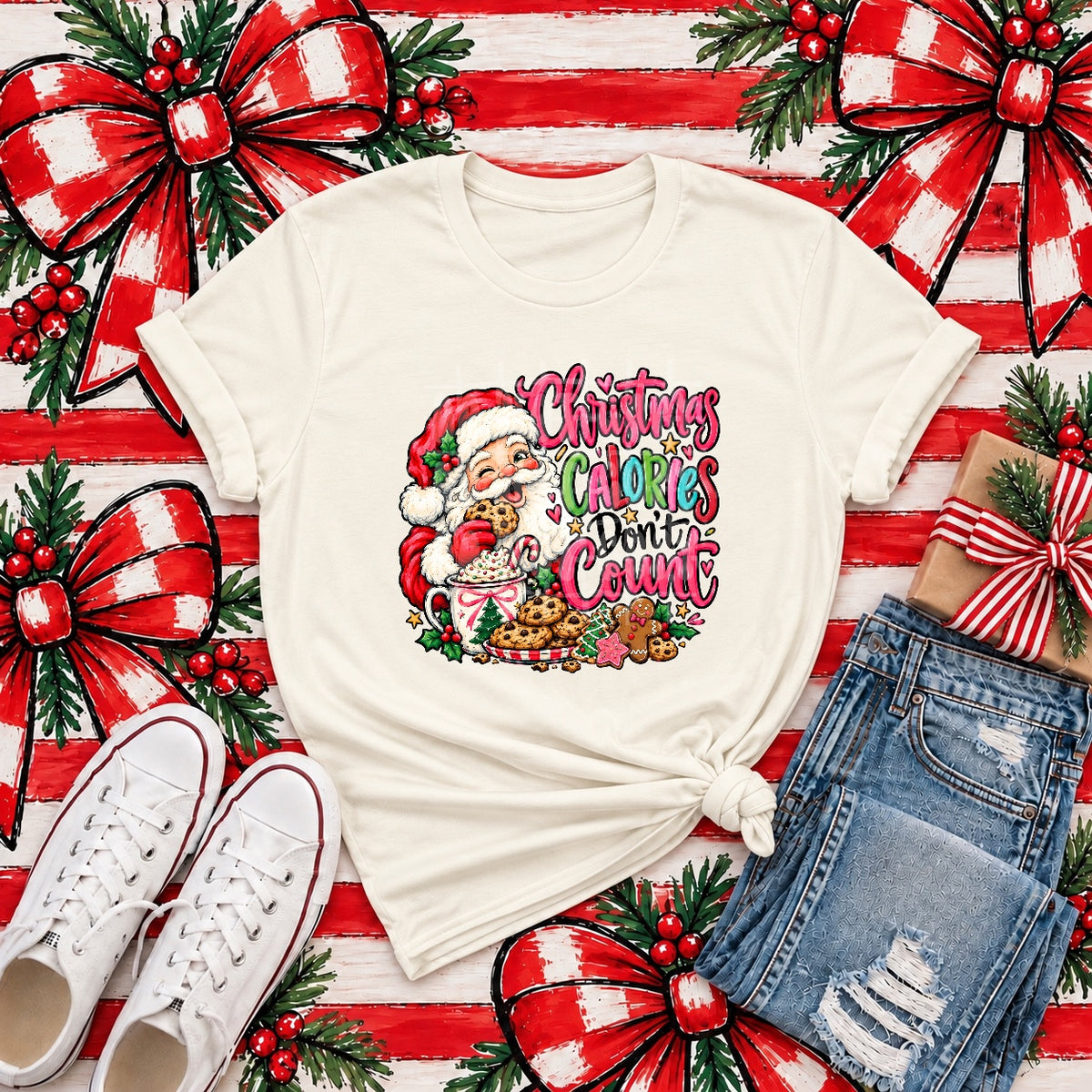 Christmas calories don't count (PH) DTF Transfer