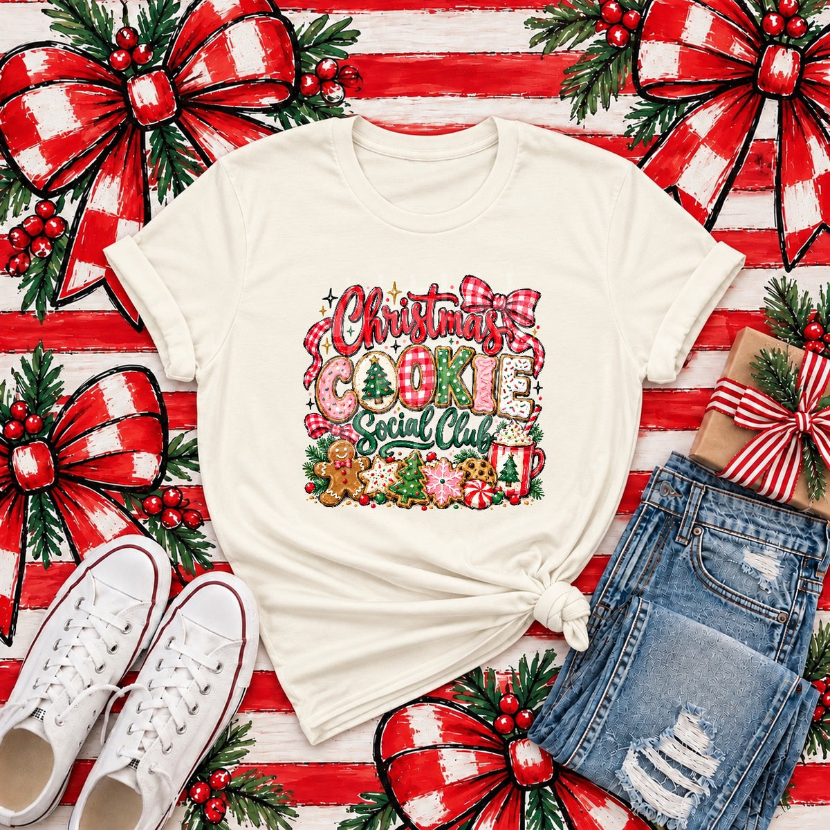 Christmas cookie social club (PH) DTF Transfer