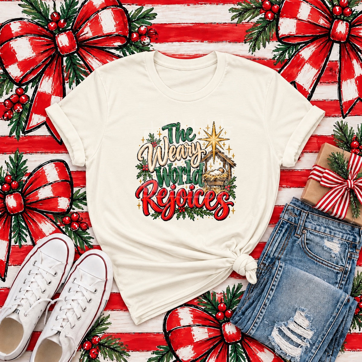 The weary world rejoices (PH) DTF Transfer