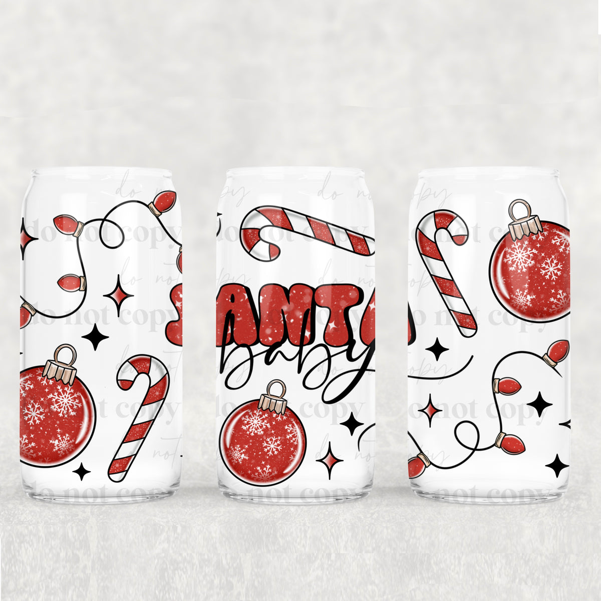 5313 santa baby (CSC) UV DTF WRAP