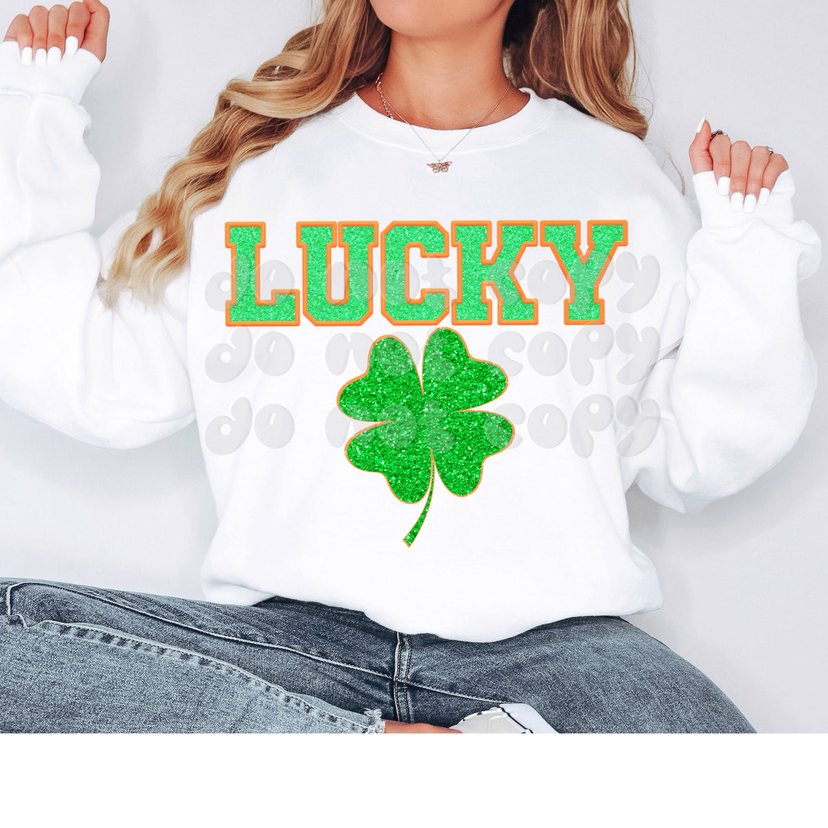 Lucky orange outline (VIRGO) 34652 DTF transfer
