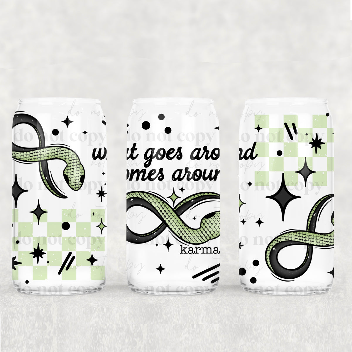 what goes around comes around 5336 (CSC) UV DTF WRAP