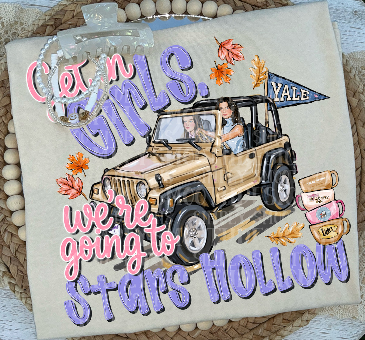 Get in girls we're going to stars hollow (SSD) DTF Transfer