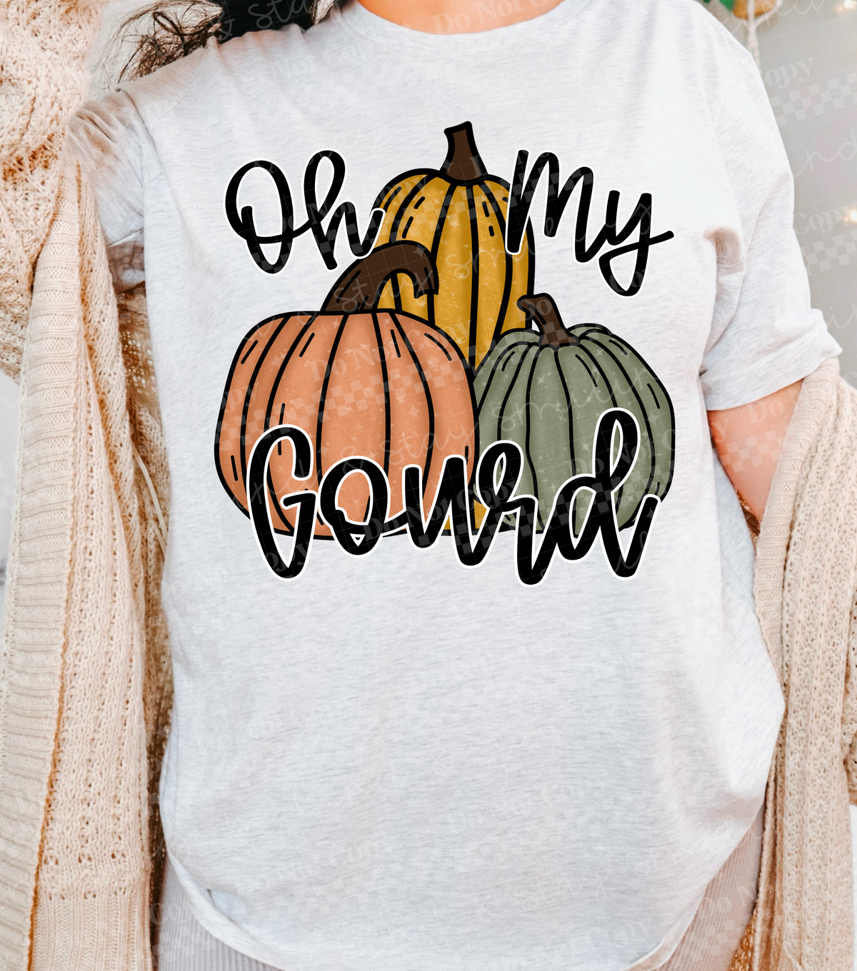 Oh my gourd trio pumpkins (CMLD) DTF Transfer