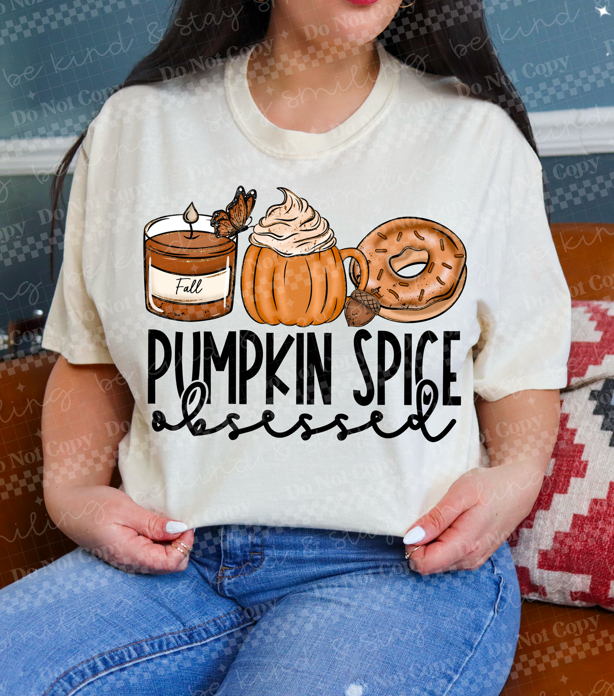 Pumpkin spice obsessed dessert (CMLD) DTF Transfer