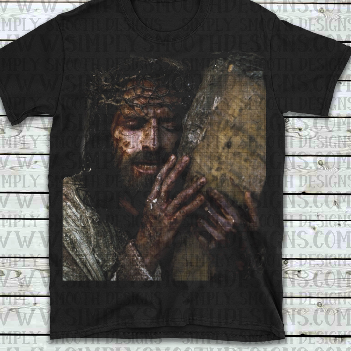Jesus halftone (SSD) DTF Transfer
