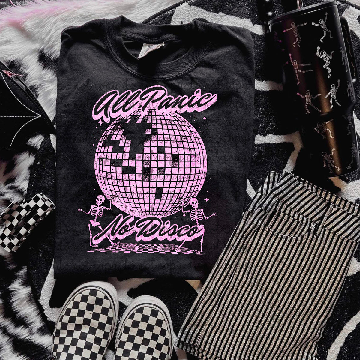 All praise no disco PINK (Moonmade) 102536 DTF transfer