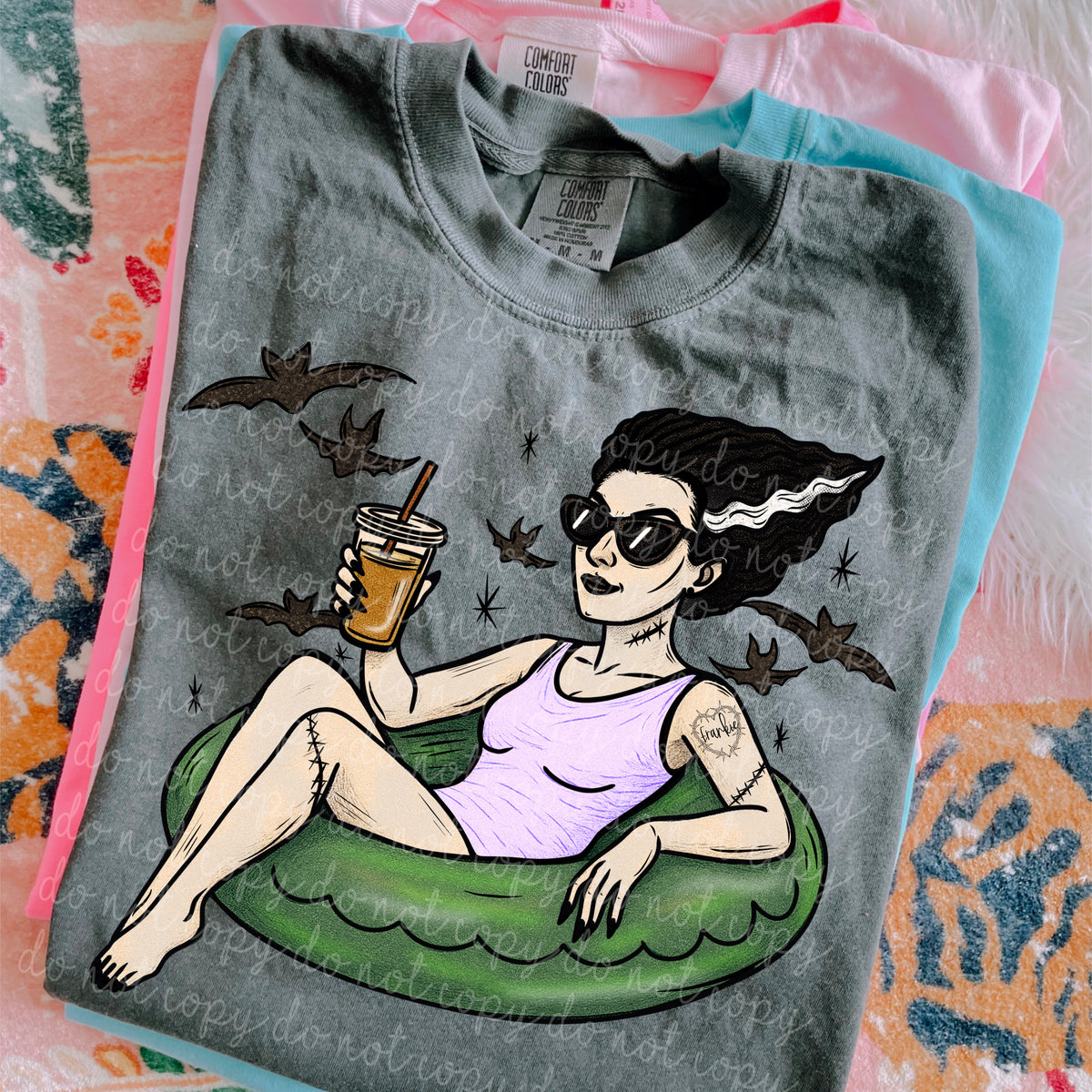 Bride of Summer on Floatie no water (Moonmade) 102801 DTF transfer