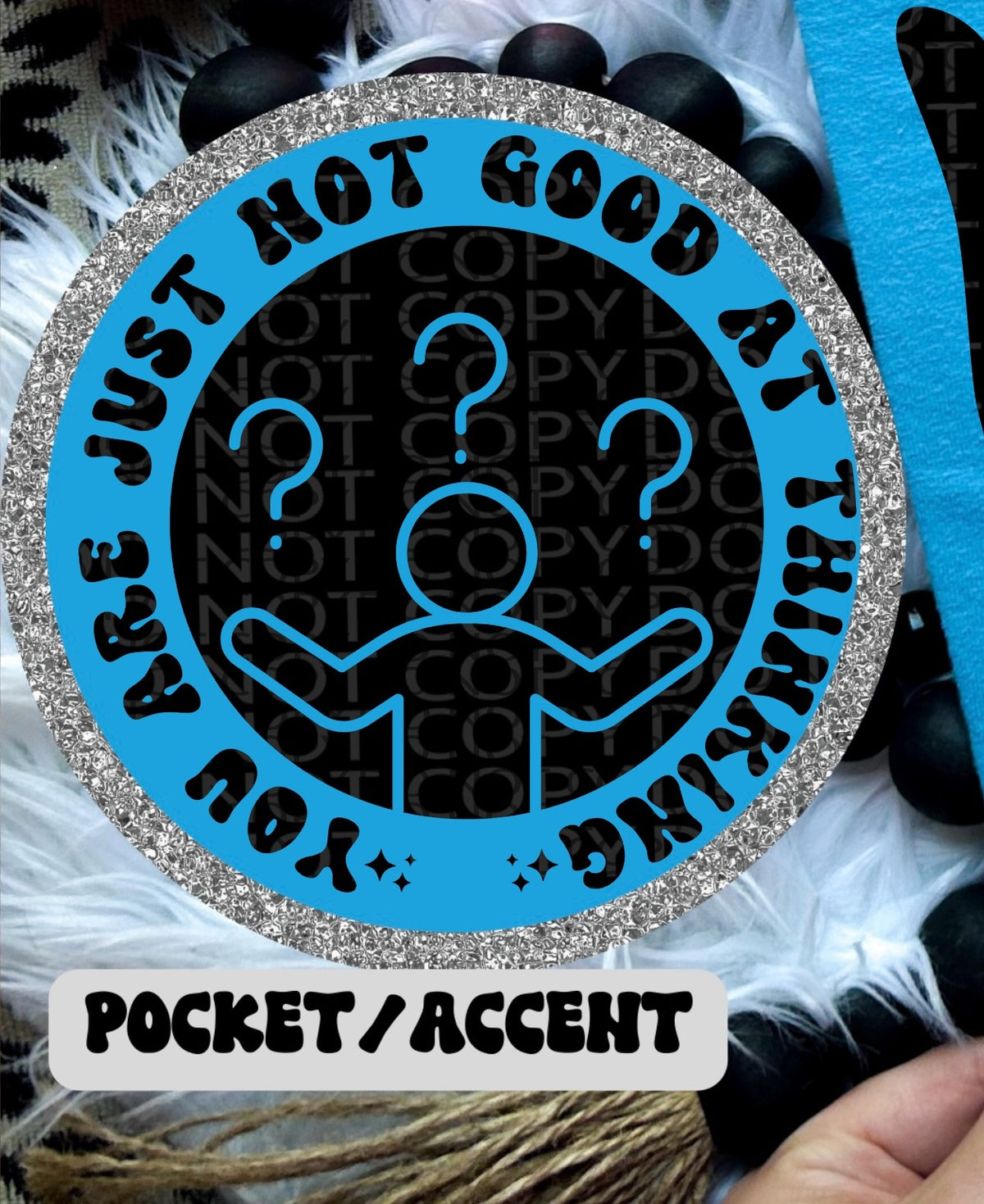 You're just not good at thinking pocket (HW) 67011 DTF transfer