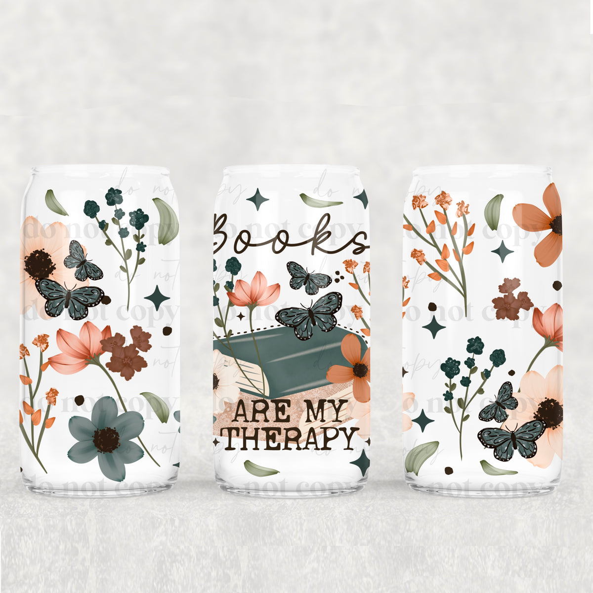 5491 books are my therapy (CSC) UV DTF WRAP
