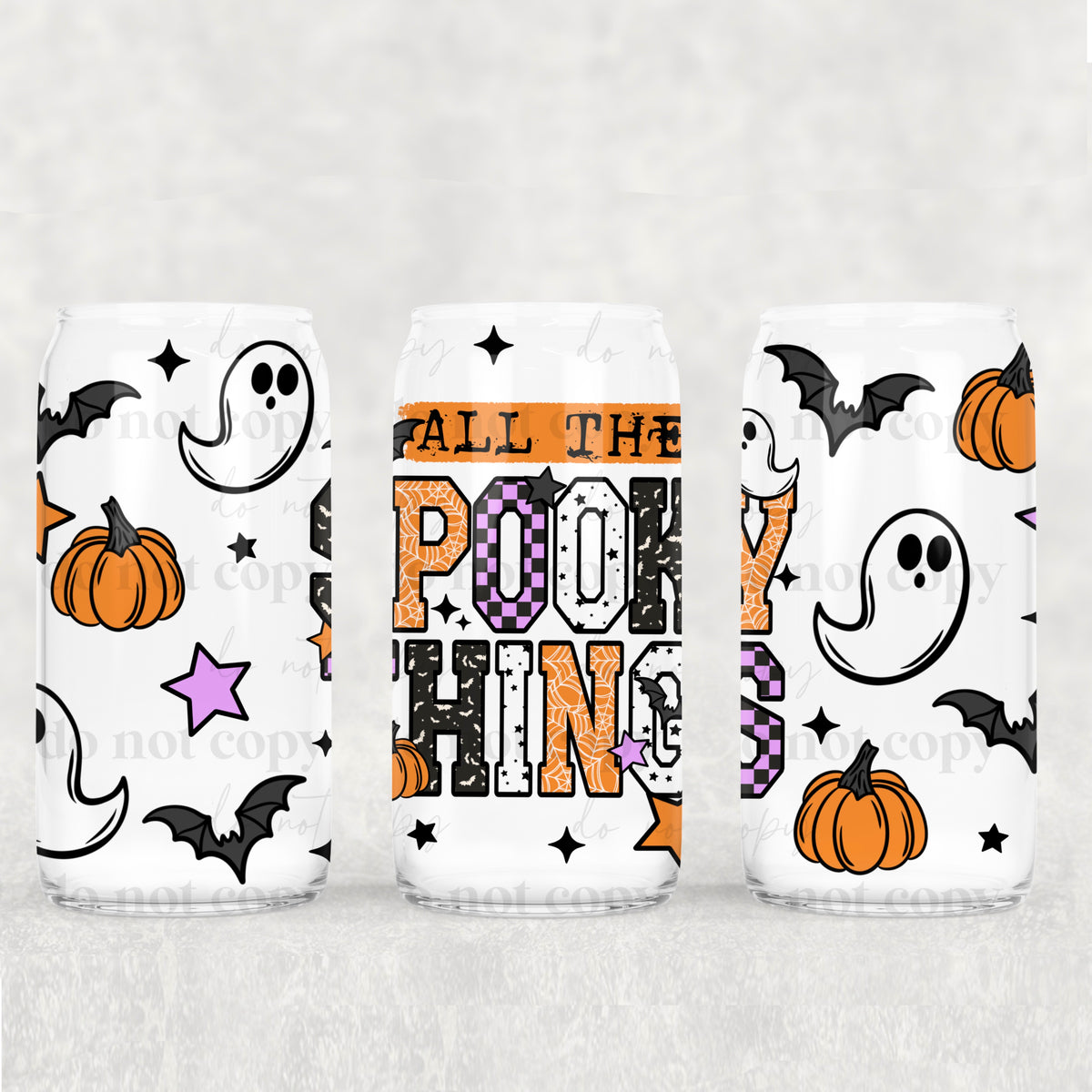 5511 all the spooky things (CSC) UV DTF WRAP