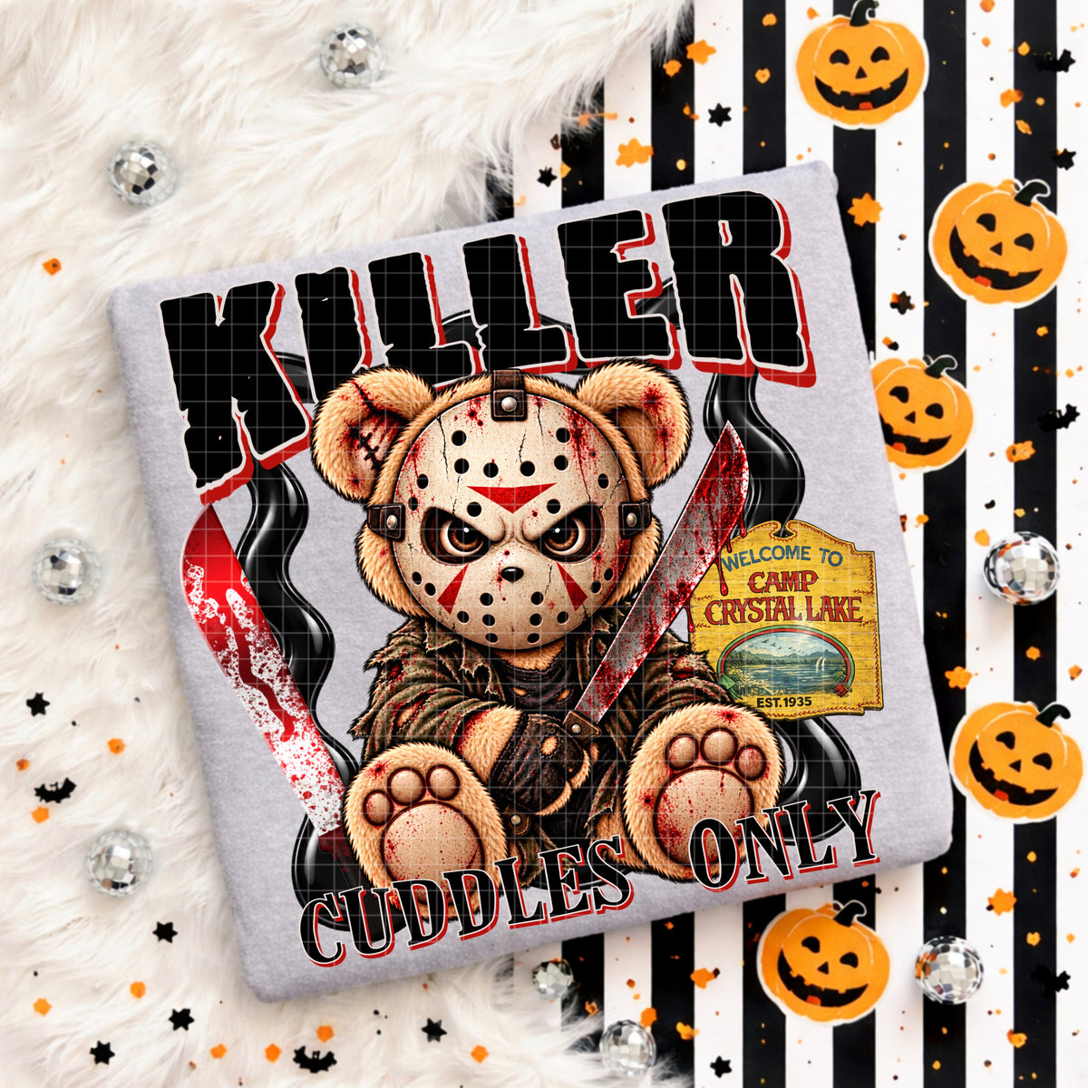 Killer cuddles only Jason (DD) DTF Transfer