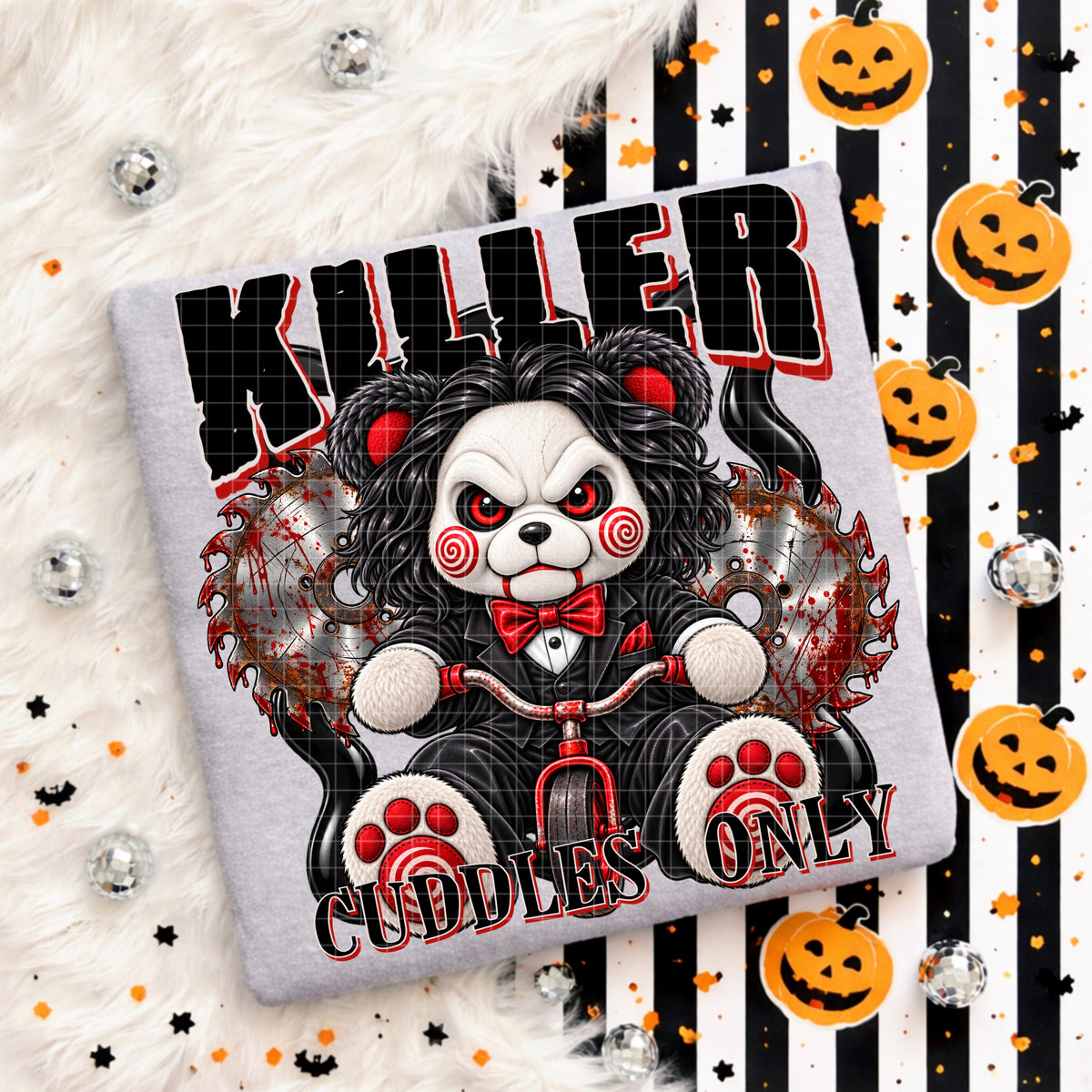 Killer cuddles only Saw (DD) DTF Transfer