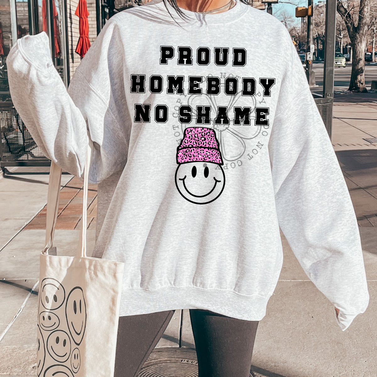 Proud homebody no shame SMILEY (VIRGO) 34637 DTF transfer