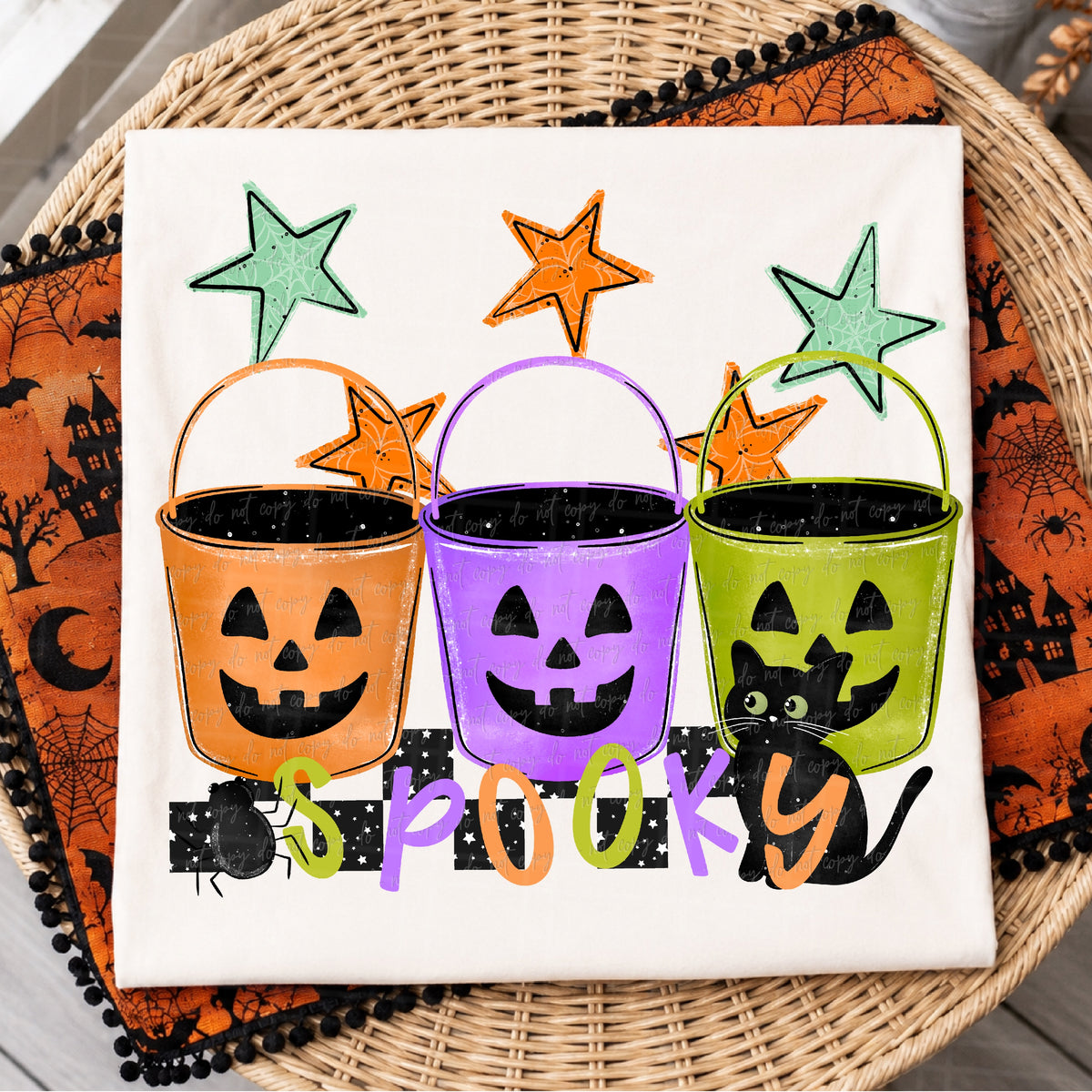 Spooky bucket trio (Virgo) DTF Transfer