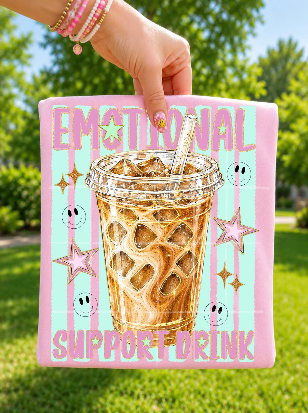Emotional support drink iced coffee (TDC) DTF Transfer