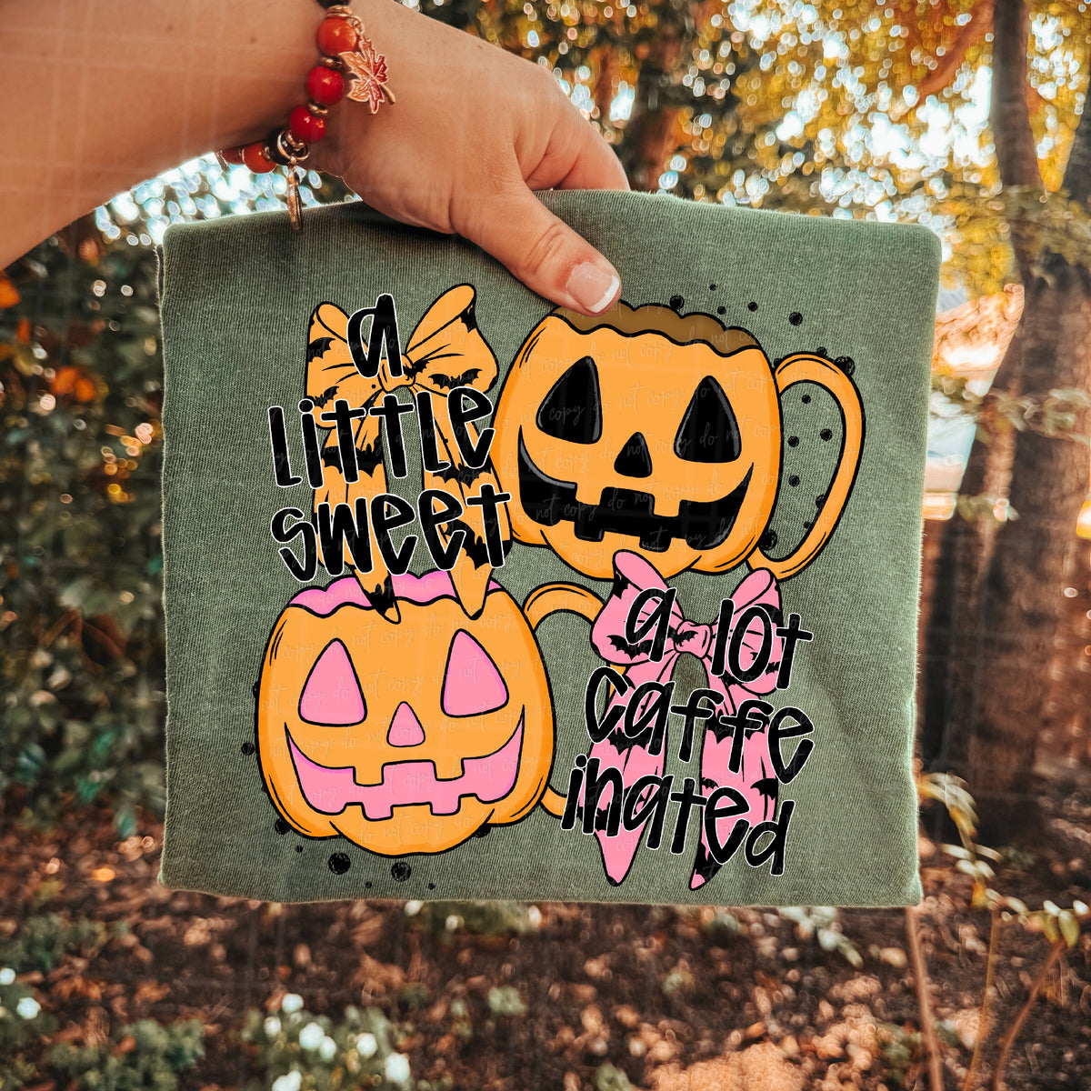 A little sweet a lot caffeinated (Virgo) DTF Transfer