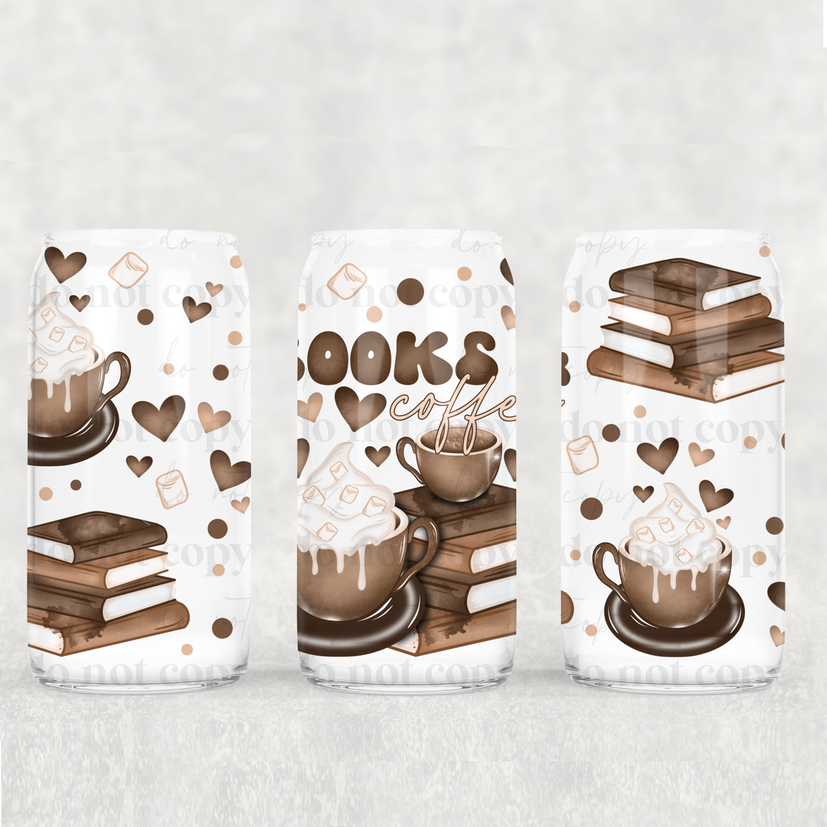 5636 books and coffee (CSC) UV DTF WRAP