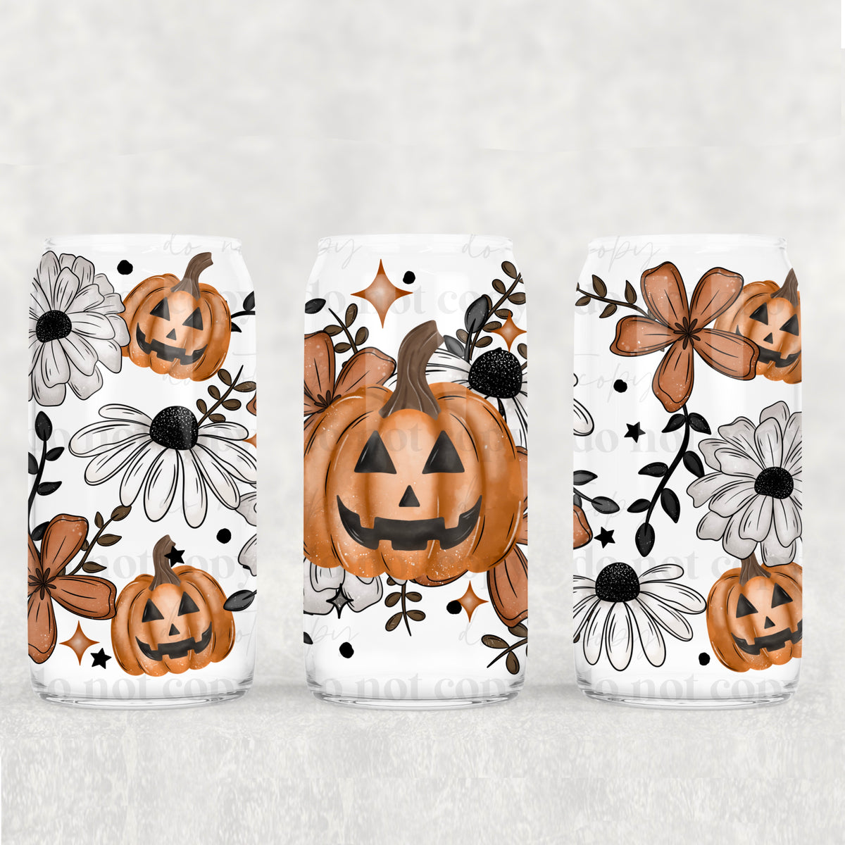 5638 big pumpkin with face (CSC) UV DTF WRAP