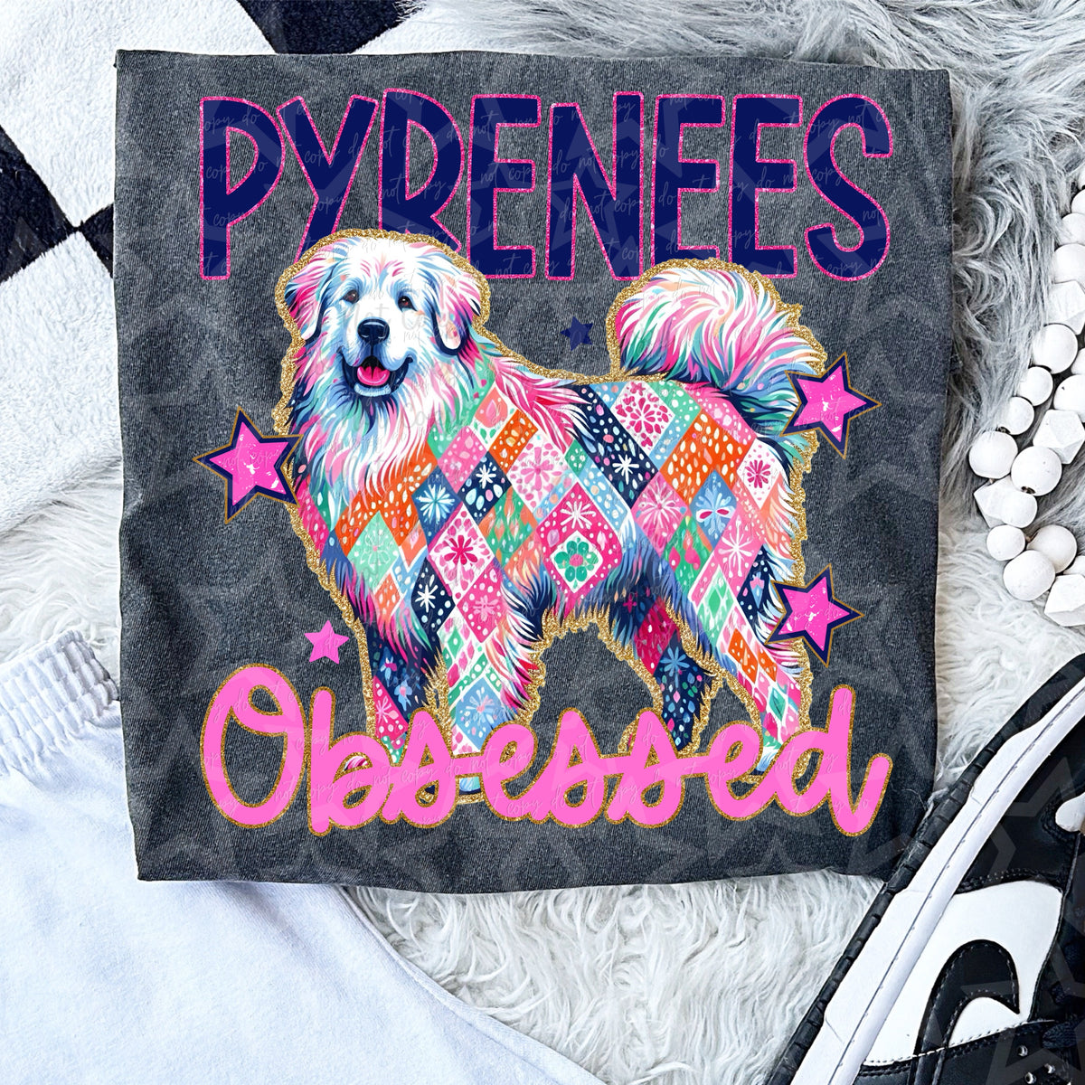 Pyrenees Obsessed (Virgo) DTF transfer