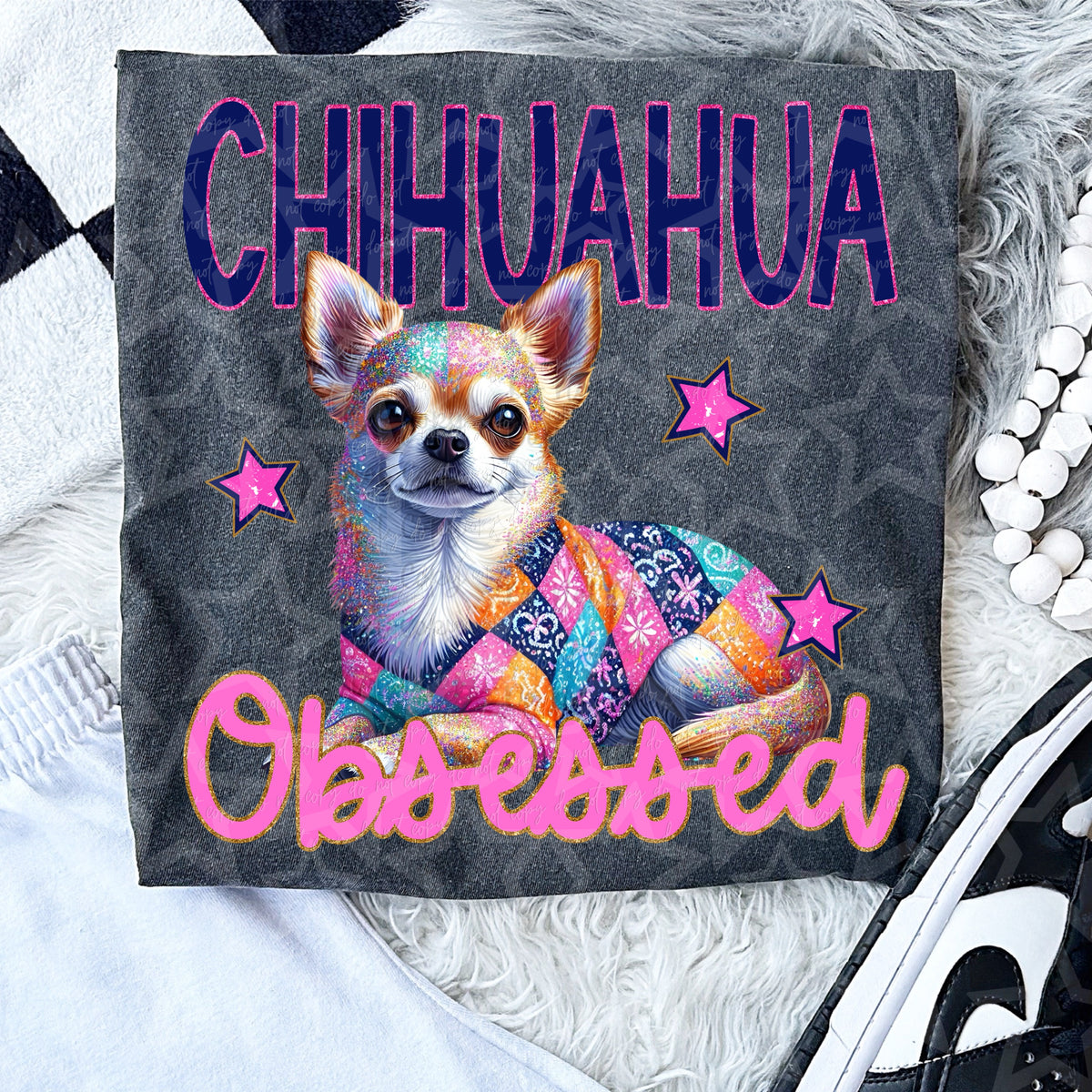 Chihuahua Obsessed (Virgo) DTF transfer