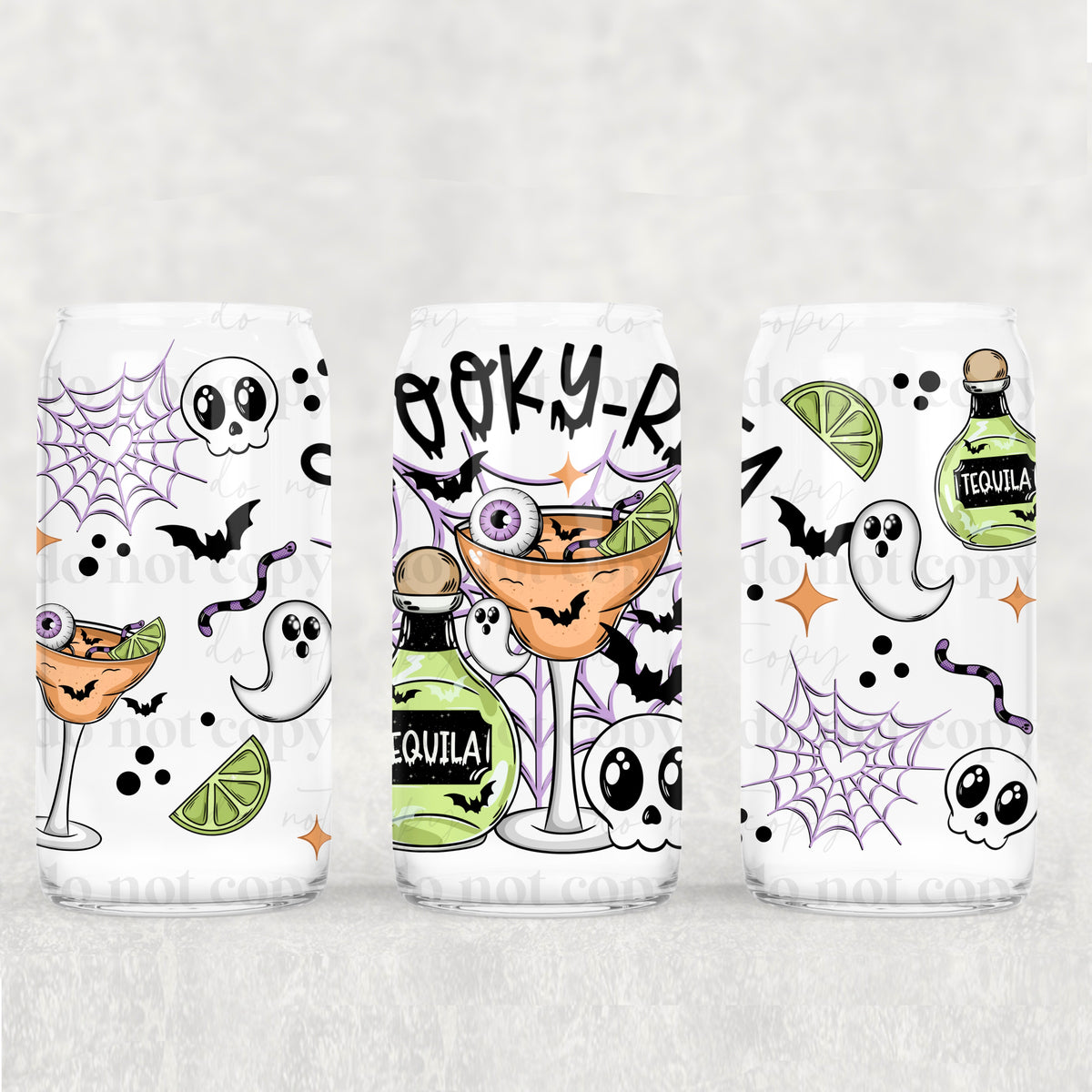 5648 spooky rita black (CSC) UV DTF WRAP