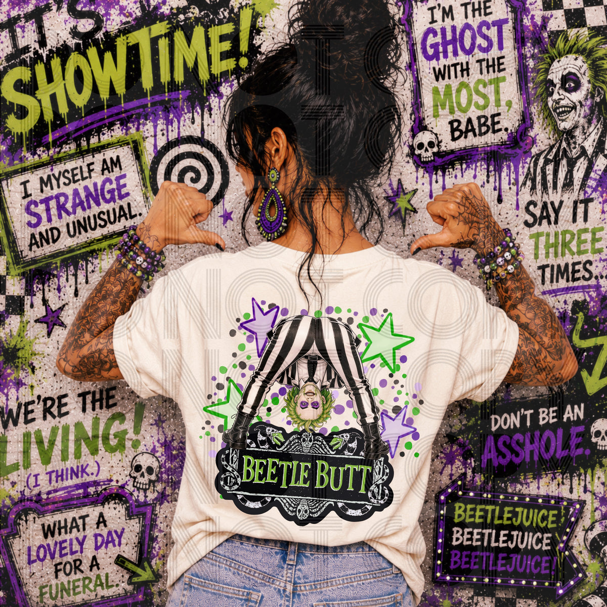Bettle butt (Renewed) DTF Transfer