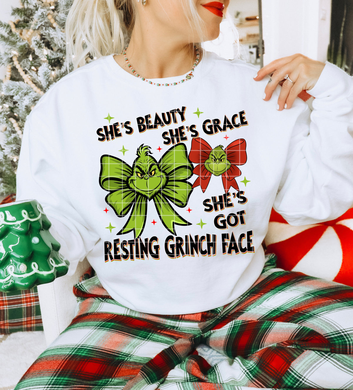 she's beauty she's grace she's got a RGF (DD) DTF Transfer