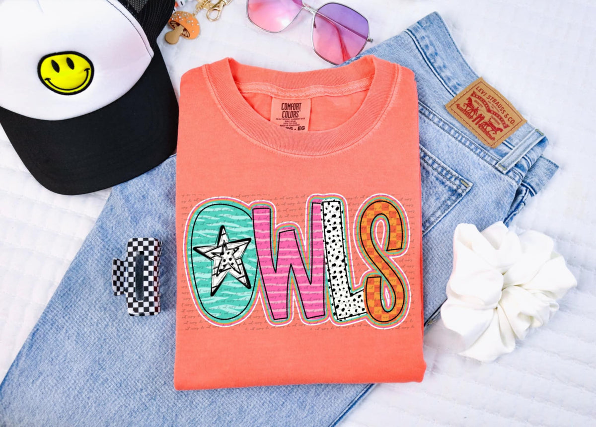 Owls 83841 DTF Transfer