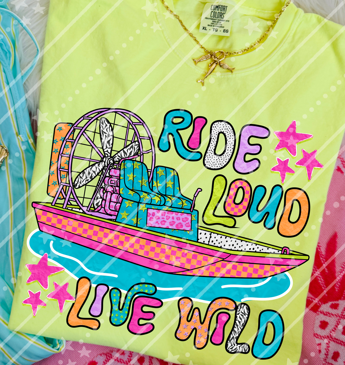 Ride loud live wild (Carter) DTF Transfer