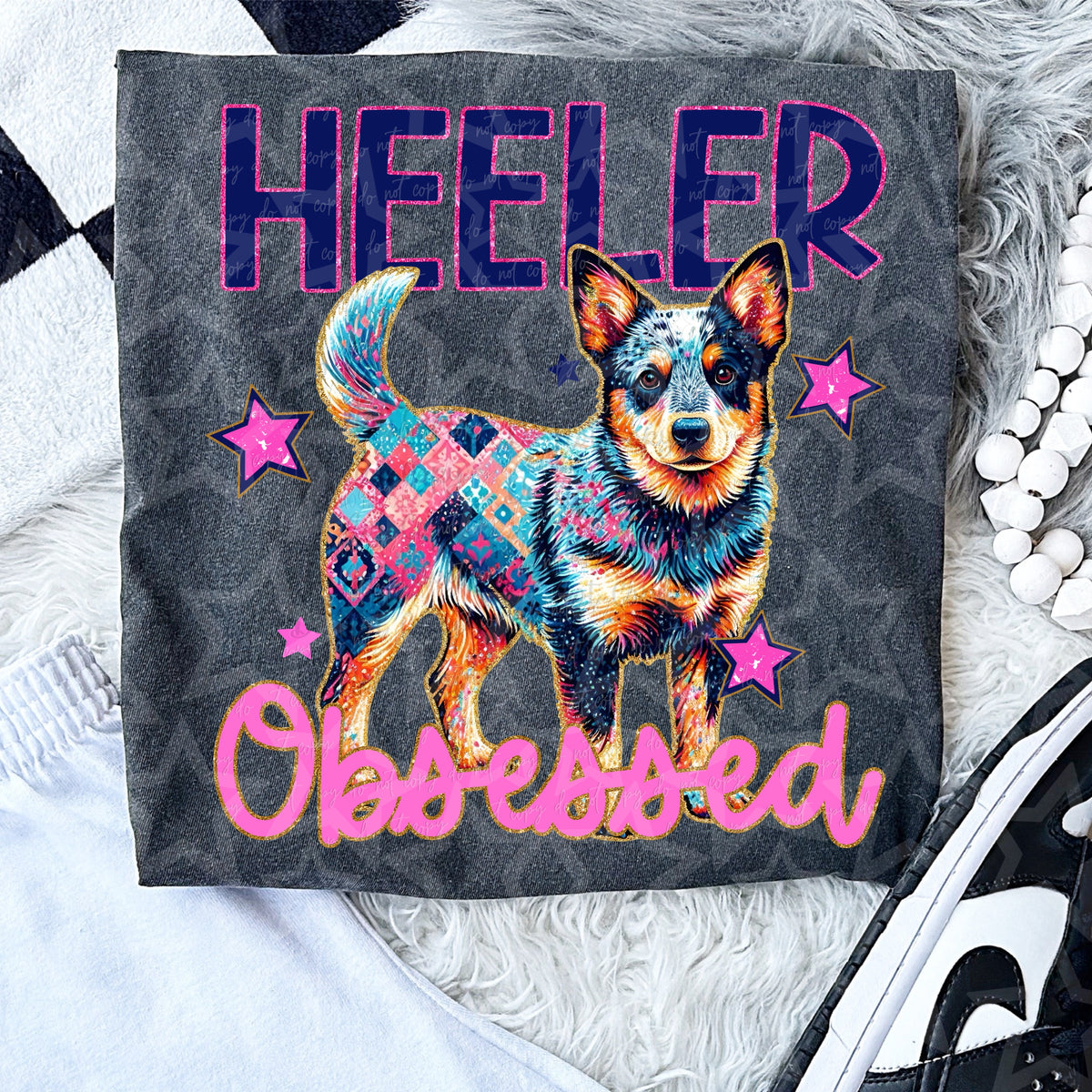 Heeler Obsessed (Virgo) DTF transfer