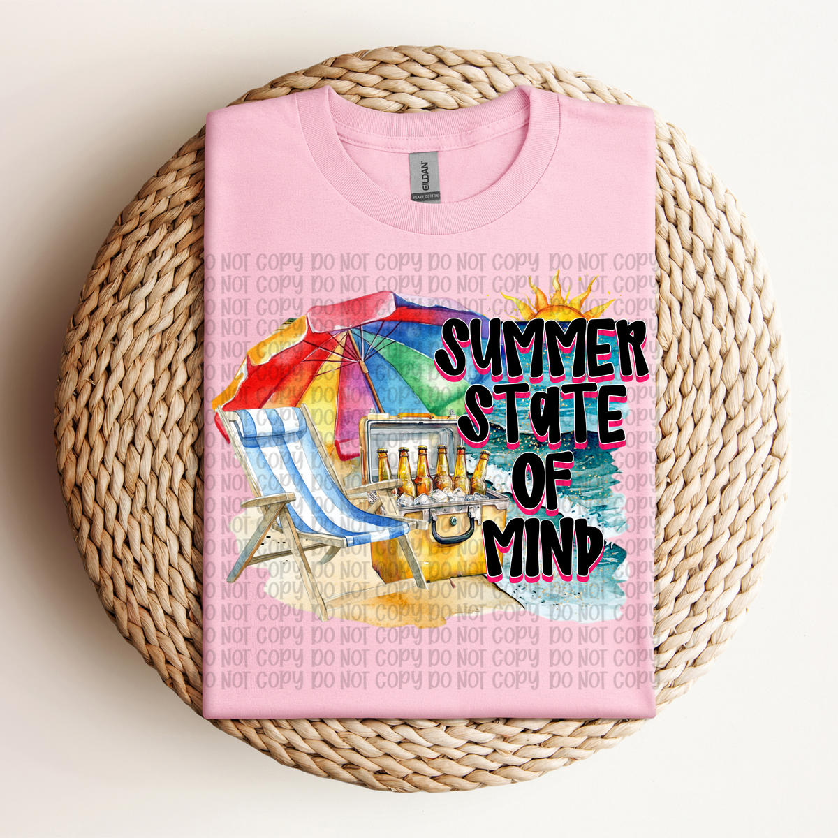 Summer state of mind beach chair (VP) 102919 DTF transfer
