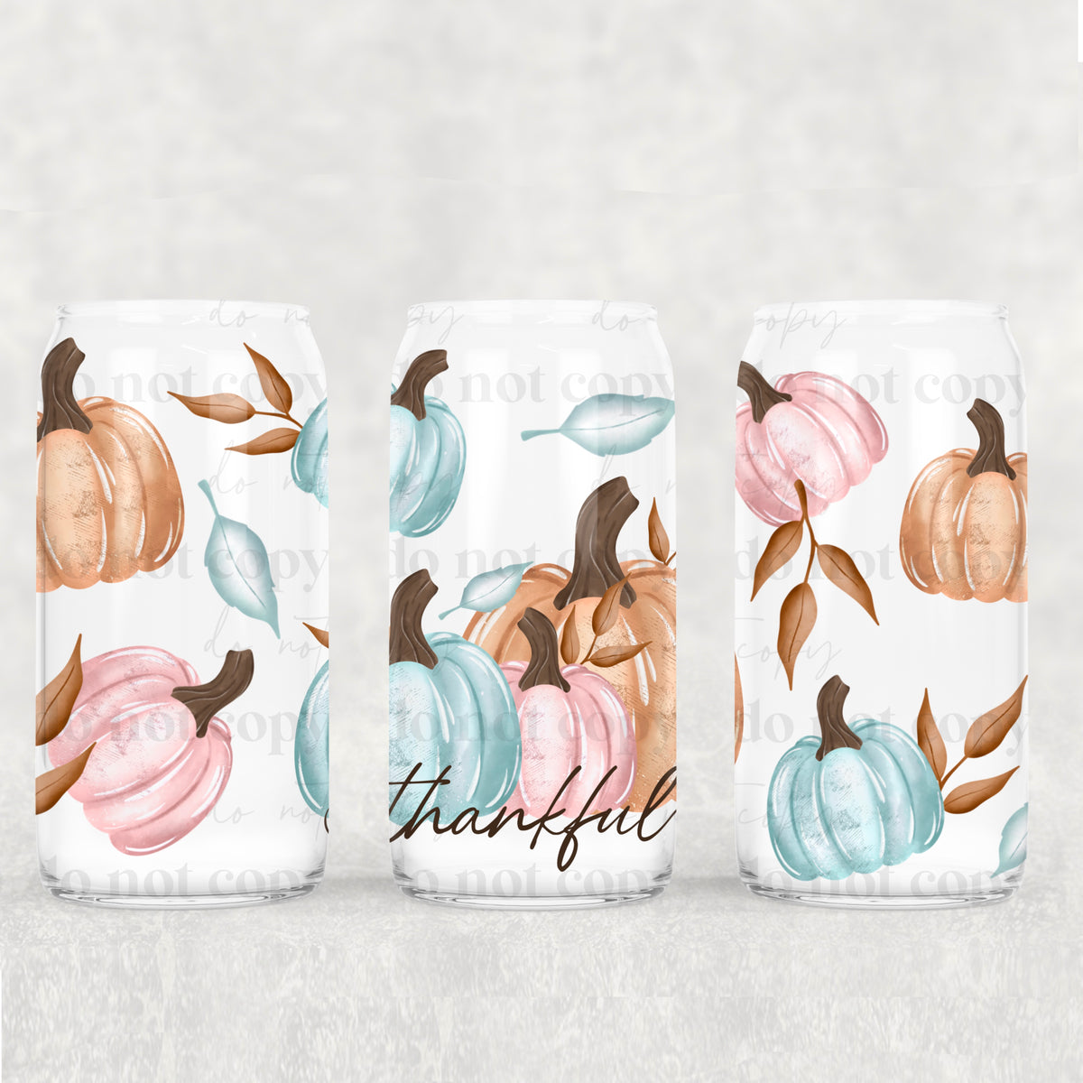 thankful pumpkins 5774(CSC) UV DTF WRAP
