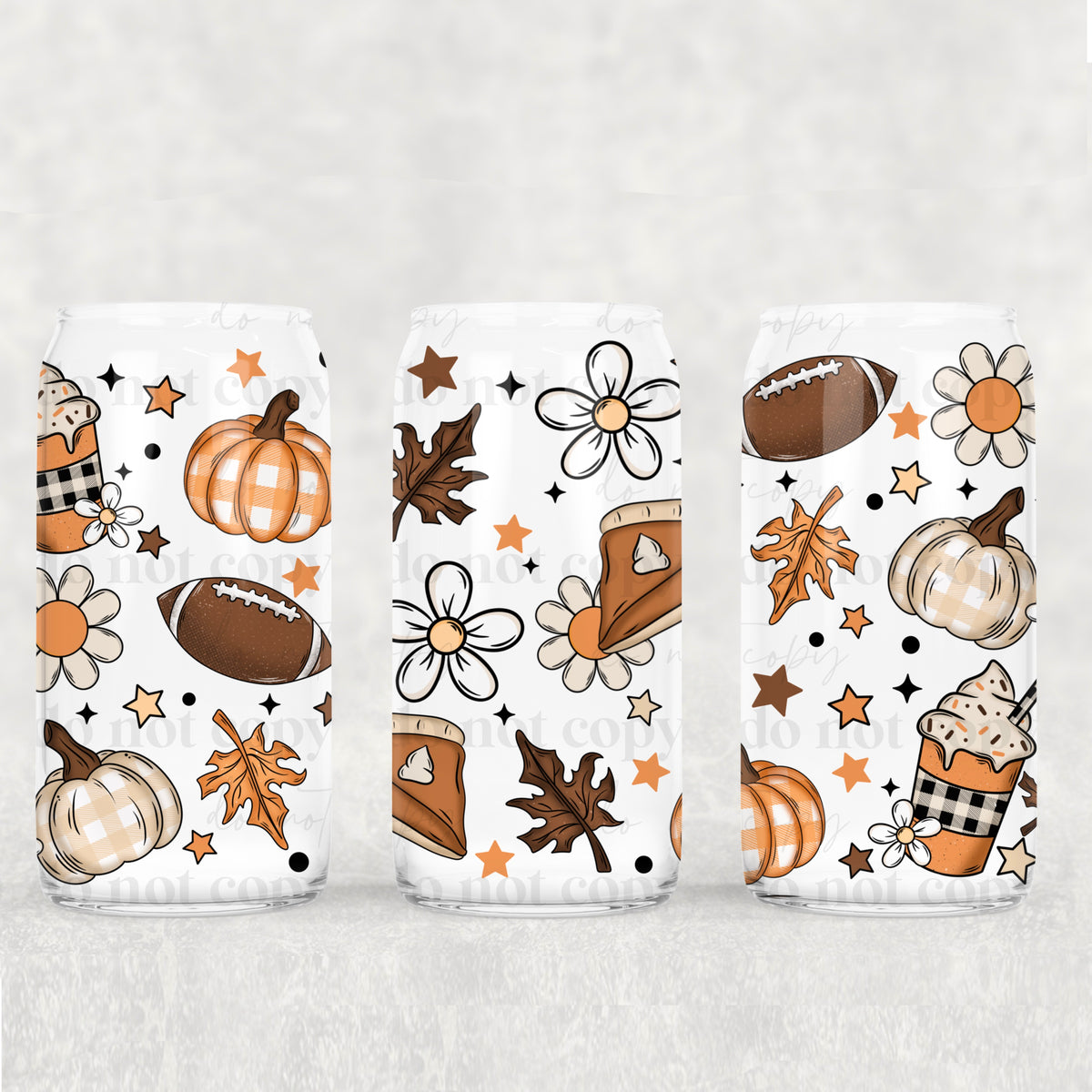 football fall collage 5776(CSC) UV DTF WRAP