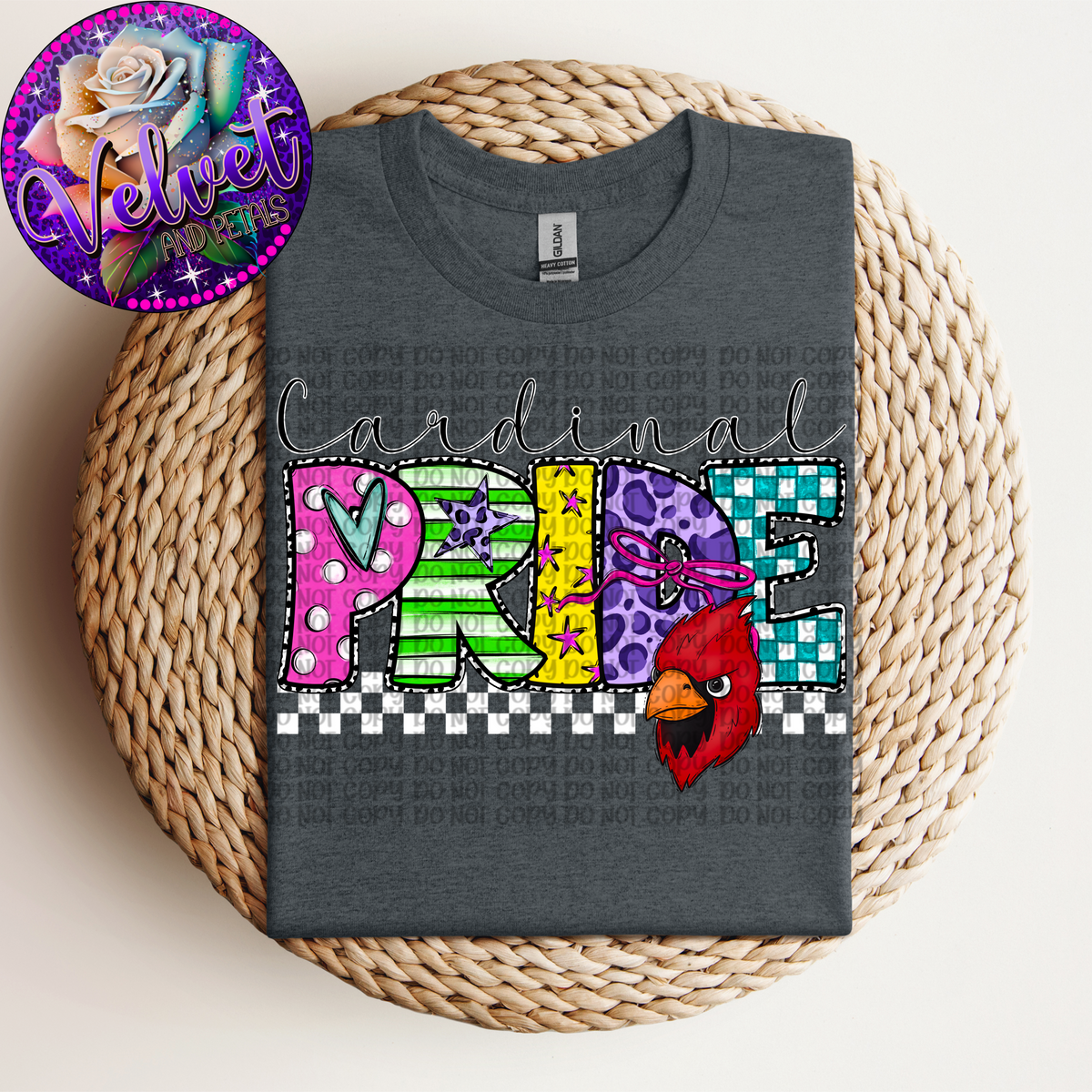 Cardinal Pride Colorful Patterns (VP) 102723 DTF transfer