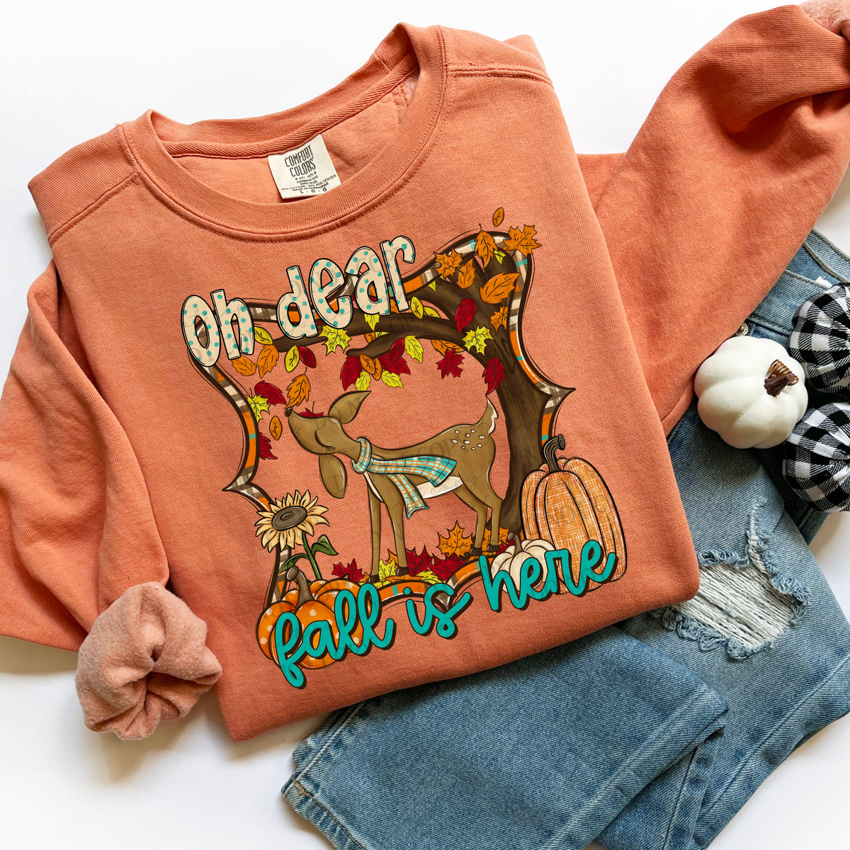 Oh dear fall is here 55920 DTF transfer