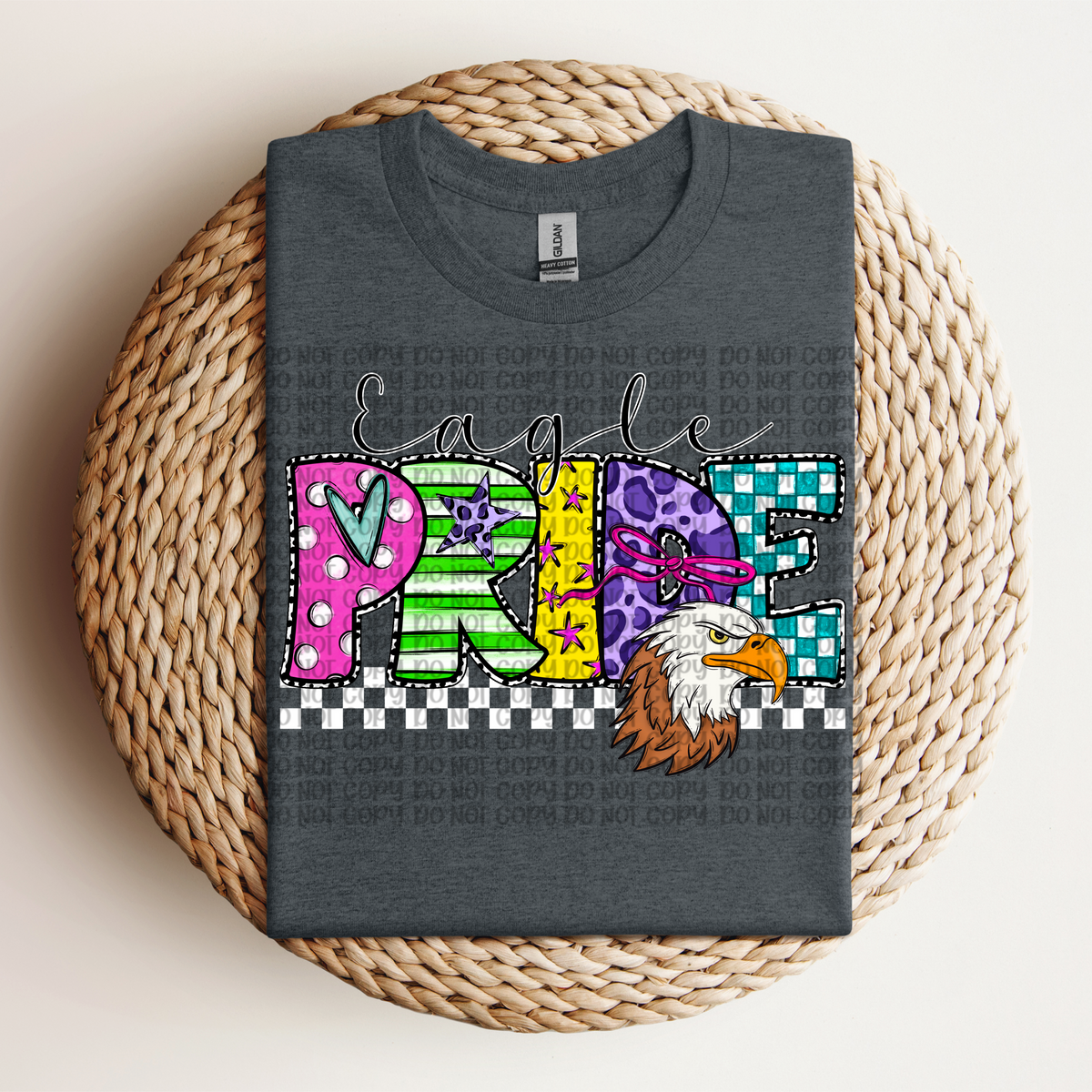 Eagle Pride Colorful Patterns (VP) 102731 DTF transfer