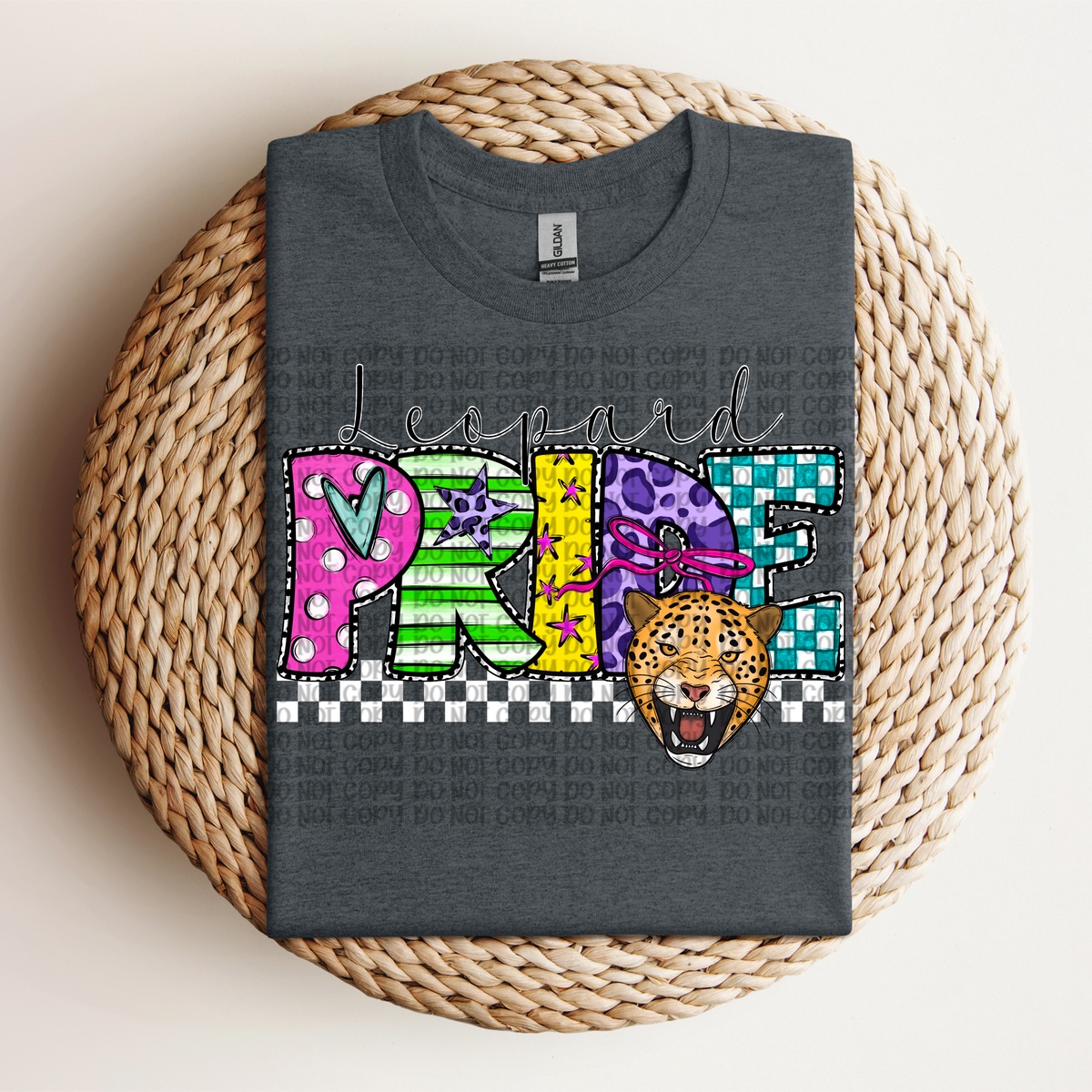 Leopard Pride Colorful Patterns (VP) 102726 DTF transfer