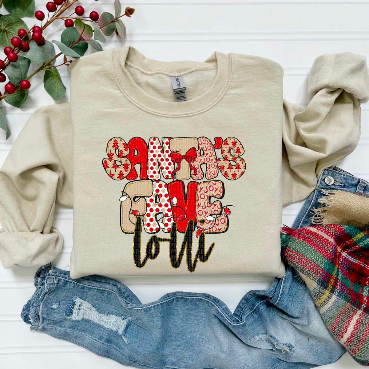 Santa's Fave Lolli (SDD) DTF Transfer