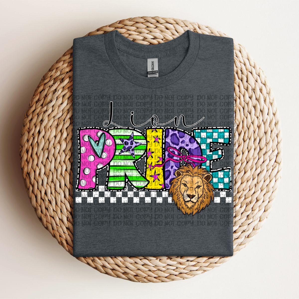 Lion Pride Colorful Patterns (VP) 102719 DTF transfer