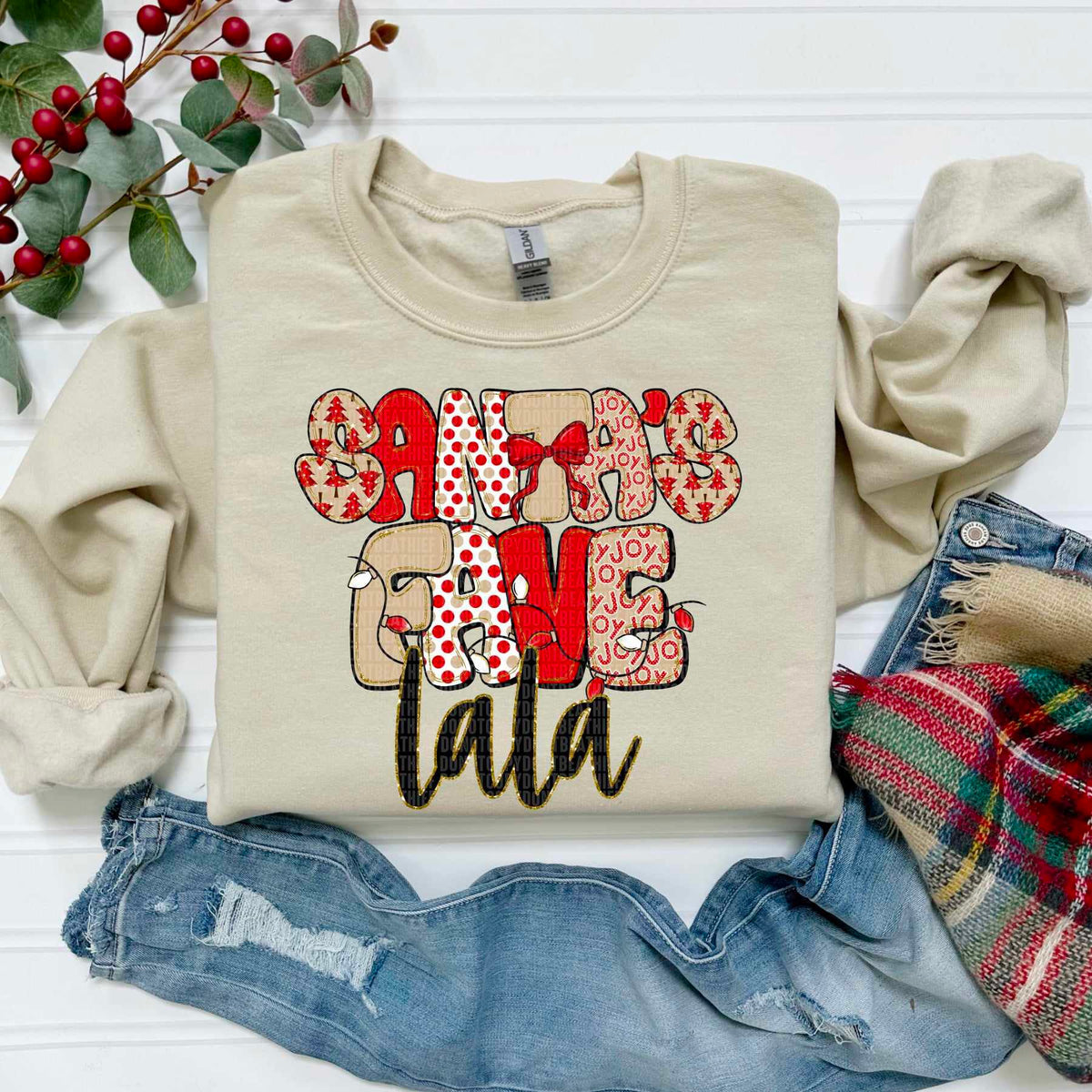 Santa's Fave lala (SDD) DTF Transfer