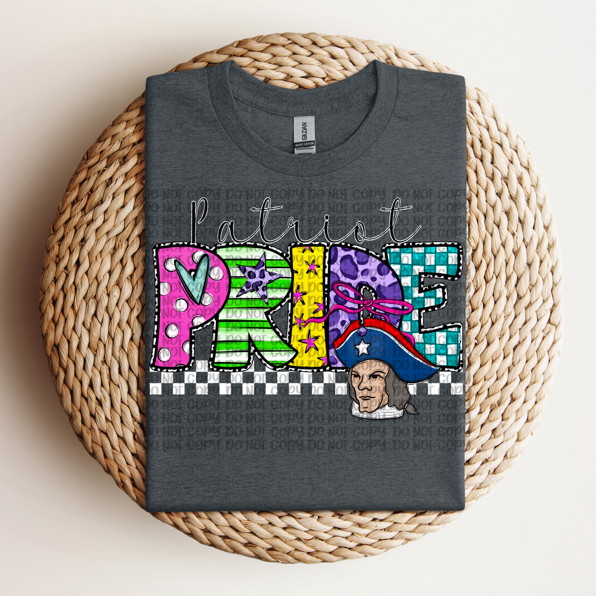 Patriot Pride Colorful Patterns (VP) 102727 DTF transfer