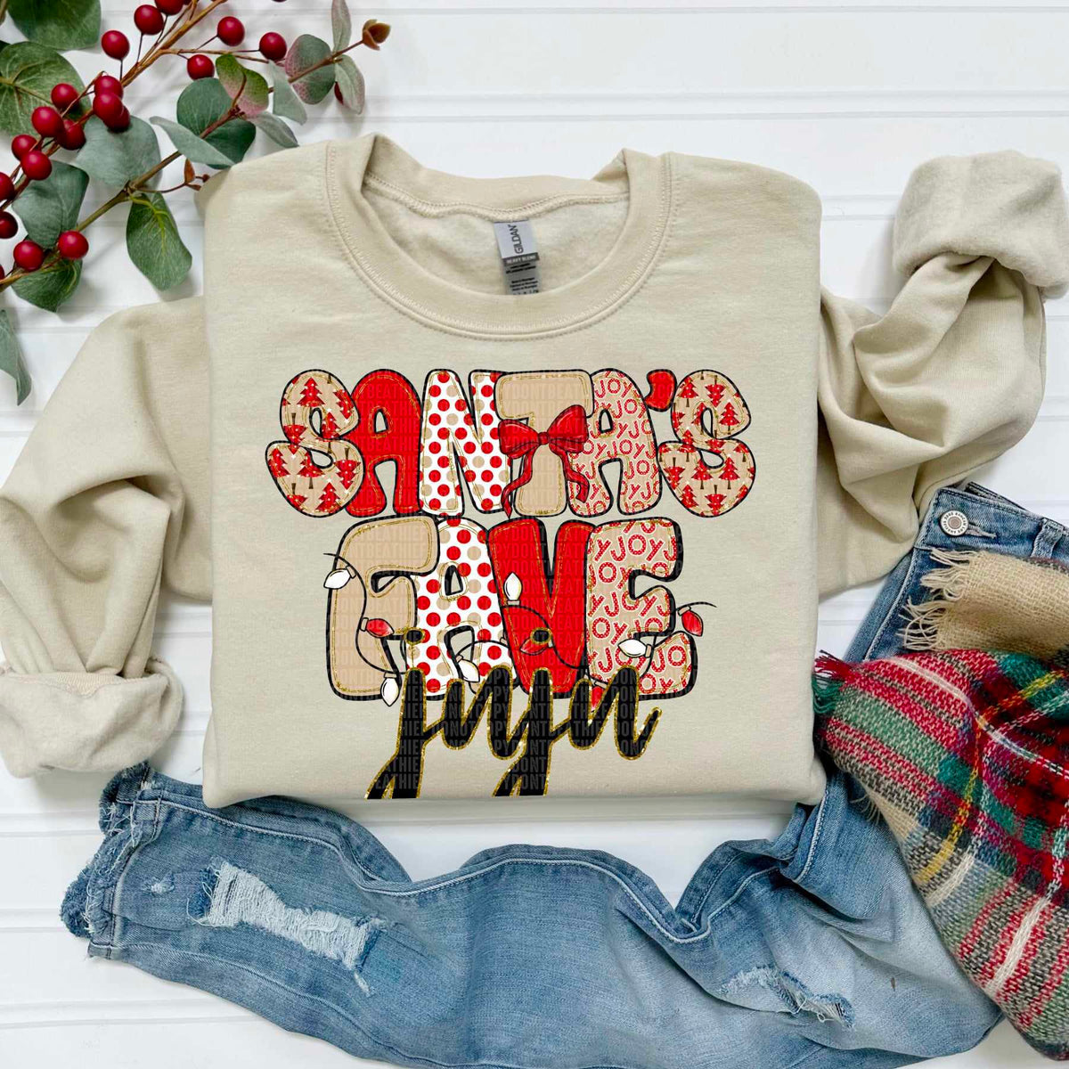 Santa's Fave JuJu (SDD) DTF Transfer