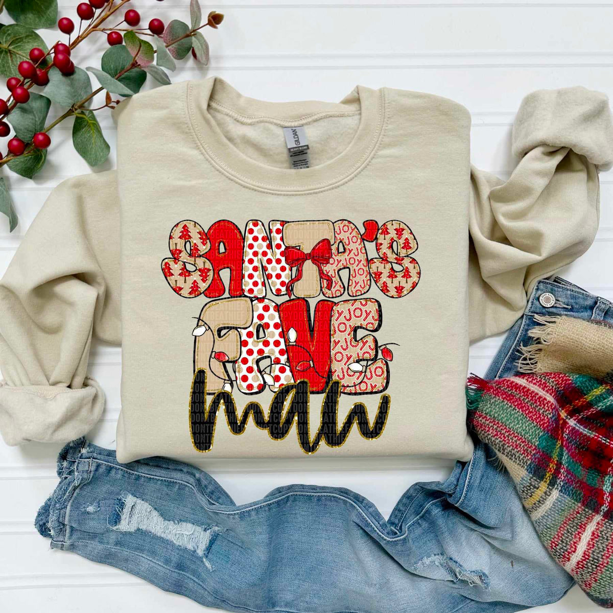 Santa's Fave Maw (SDD) DTF Transfer