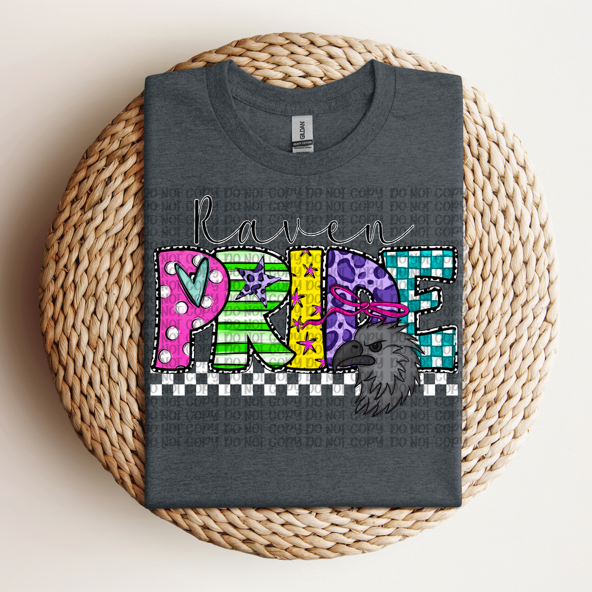 Raven Pride Colorful Patterns (VP) 102732 DTF transfer