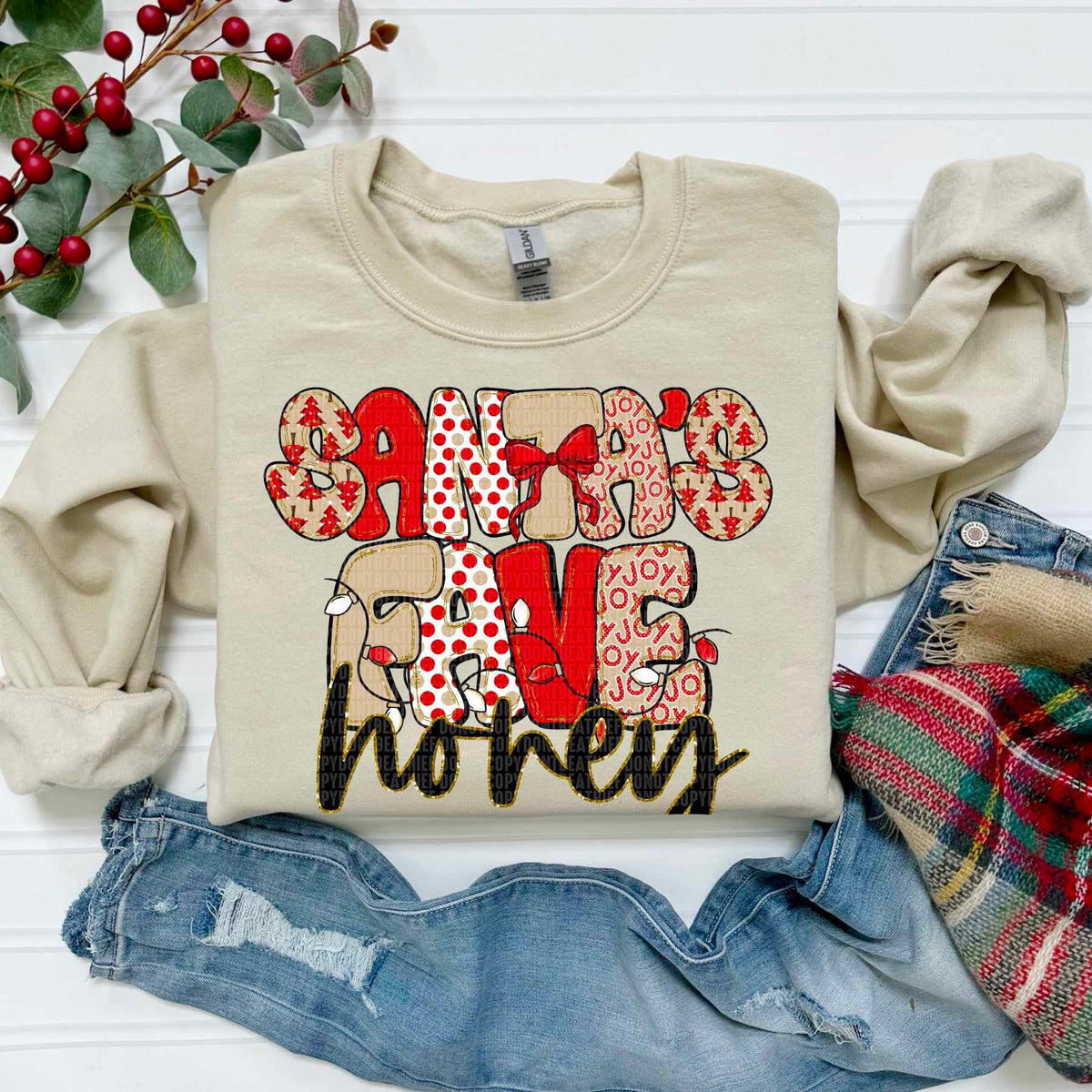 Santa's Fave Honey (SDD) DTF Transfer